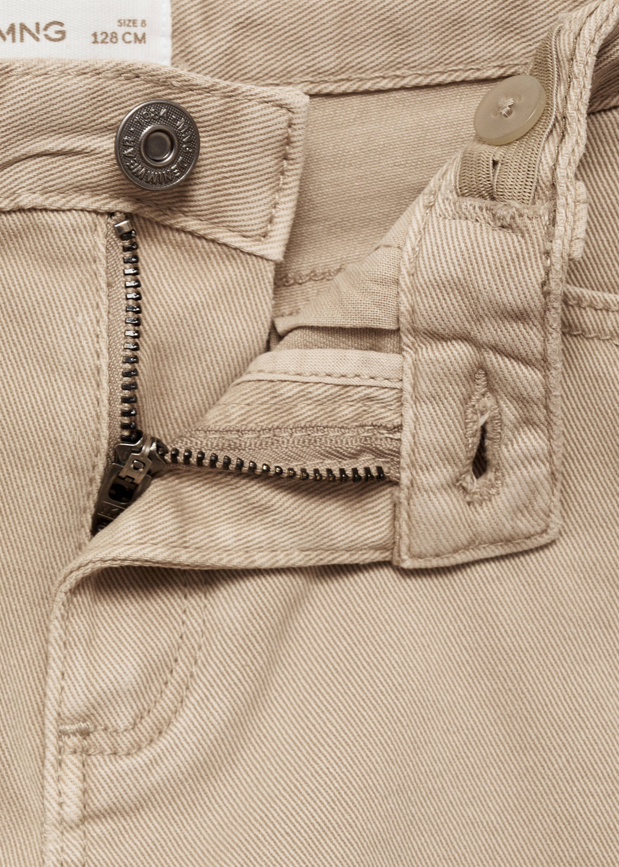 بنطلون قطني بقصة مستقيمة - تفاصيل المنتج 8