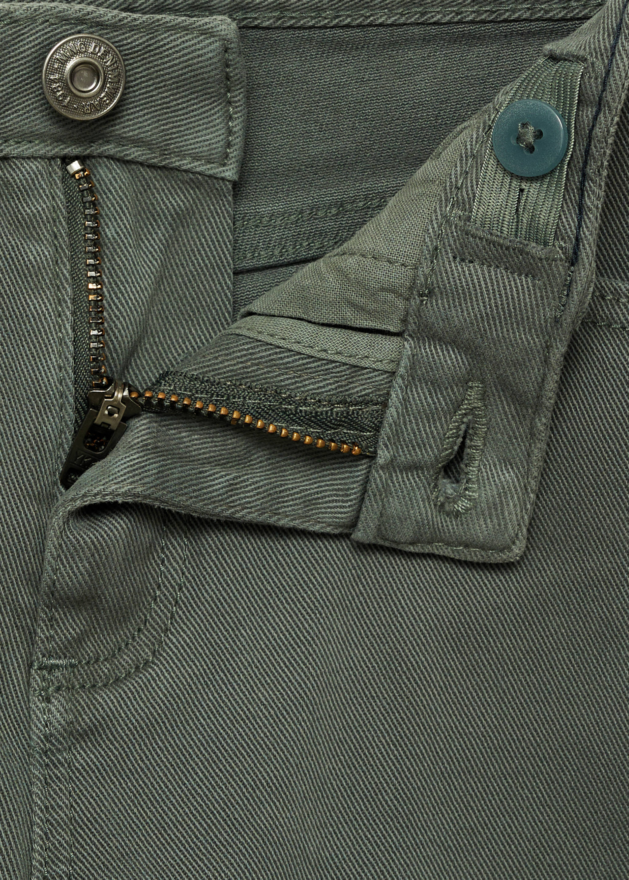 بنطلون قطني بقصة مستقيمة - تفاصيل المنتج 8