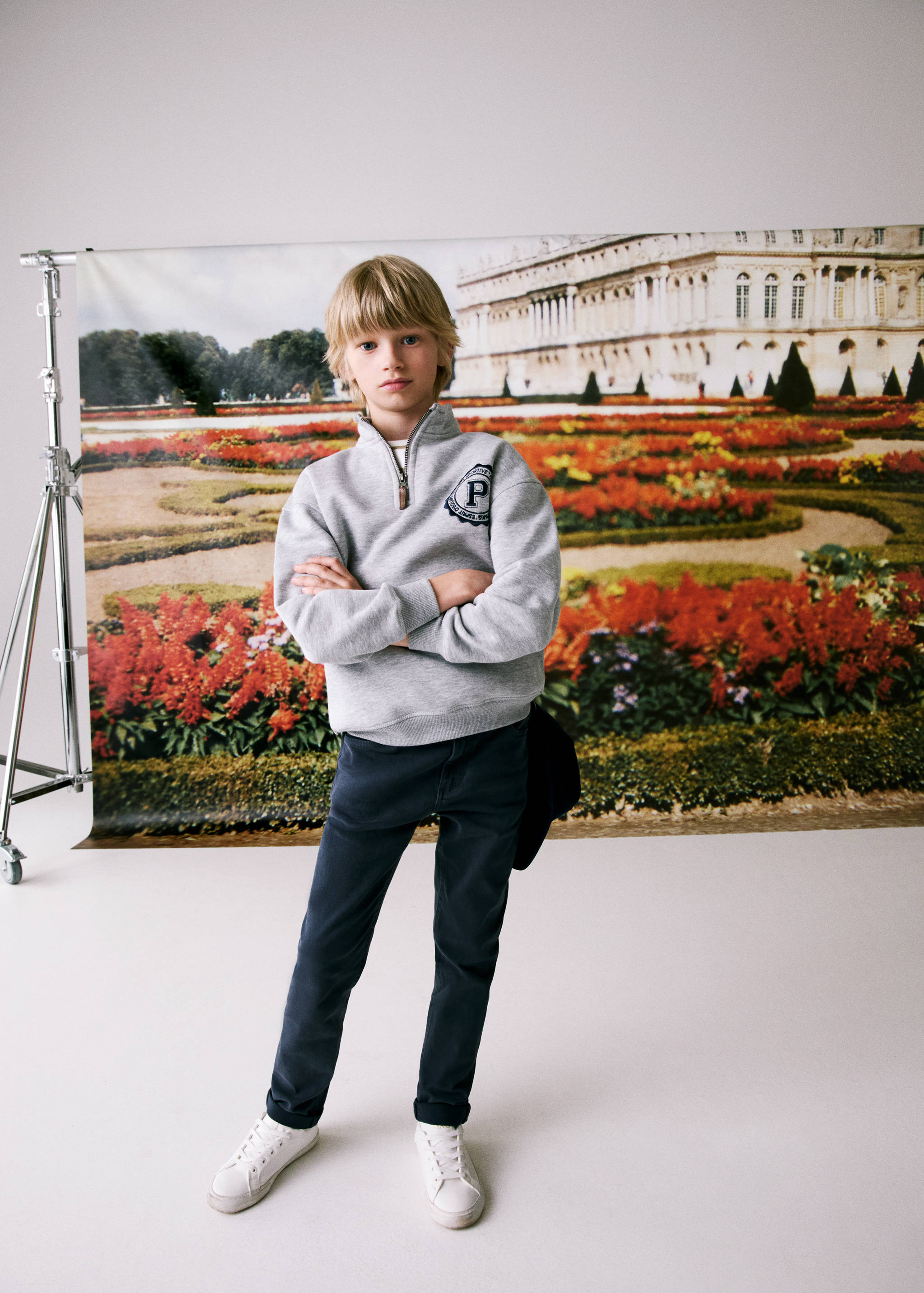 بنطلون قطني بقصة مستقيمة - تفاصيل المنتج 5