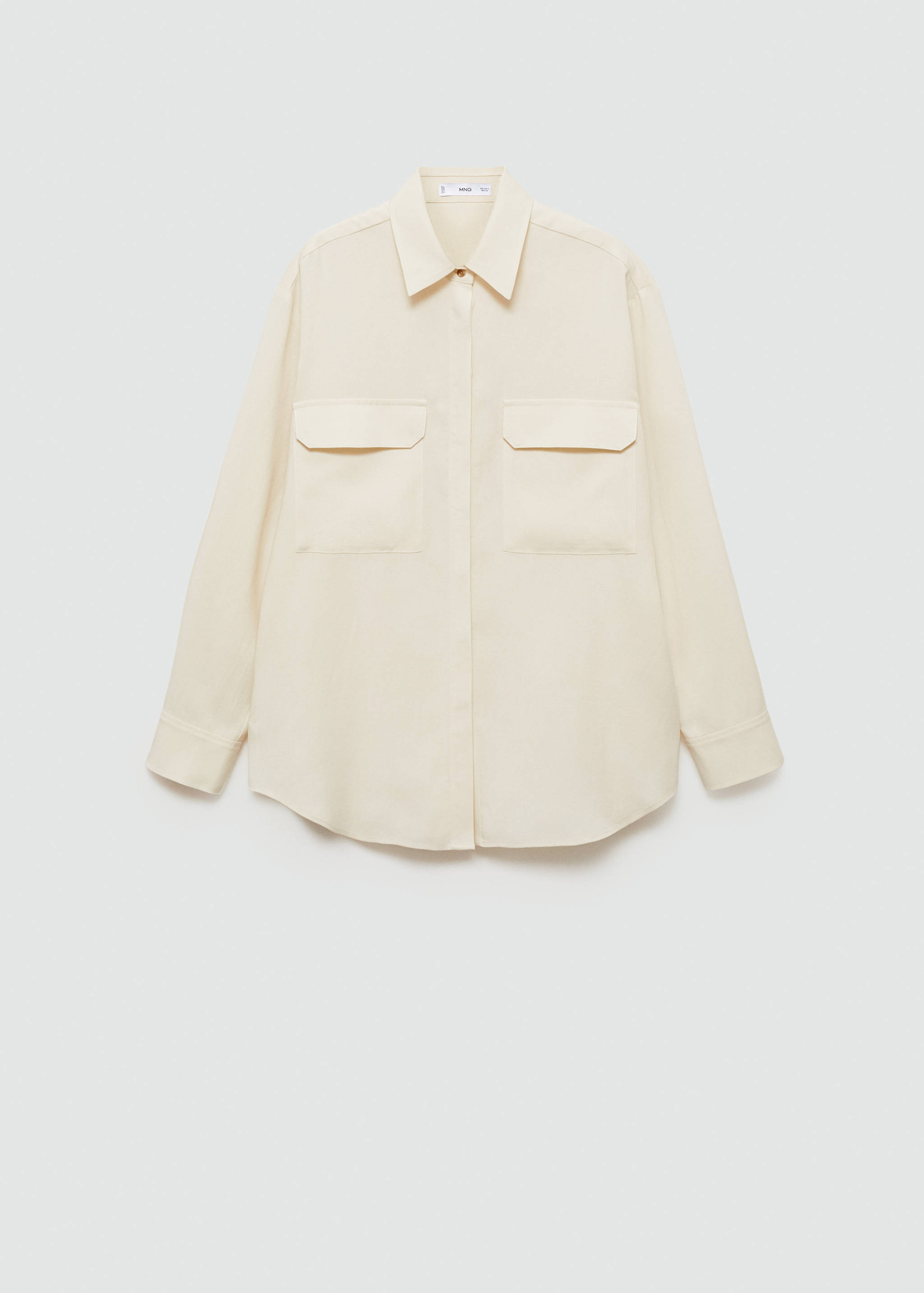 Объемная рубашка из лиоцелла - Изделие без модели