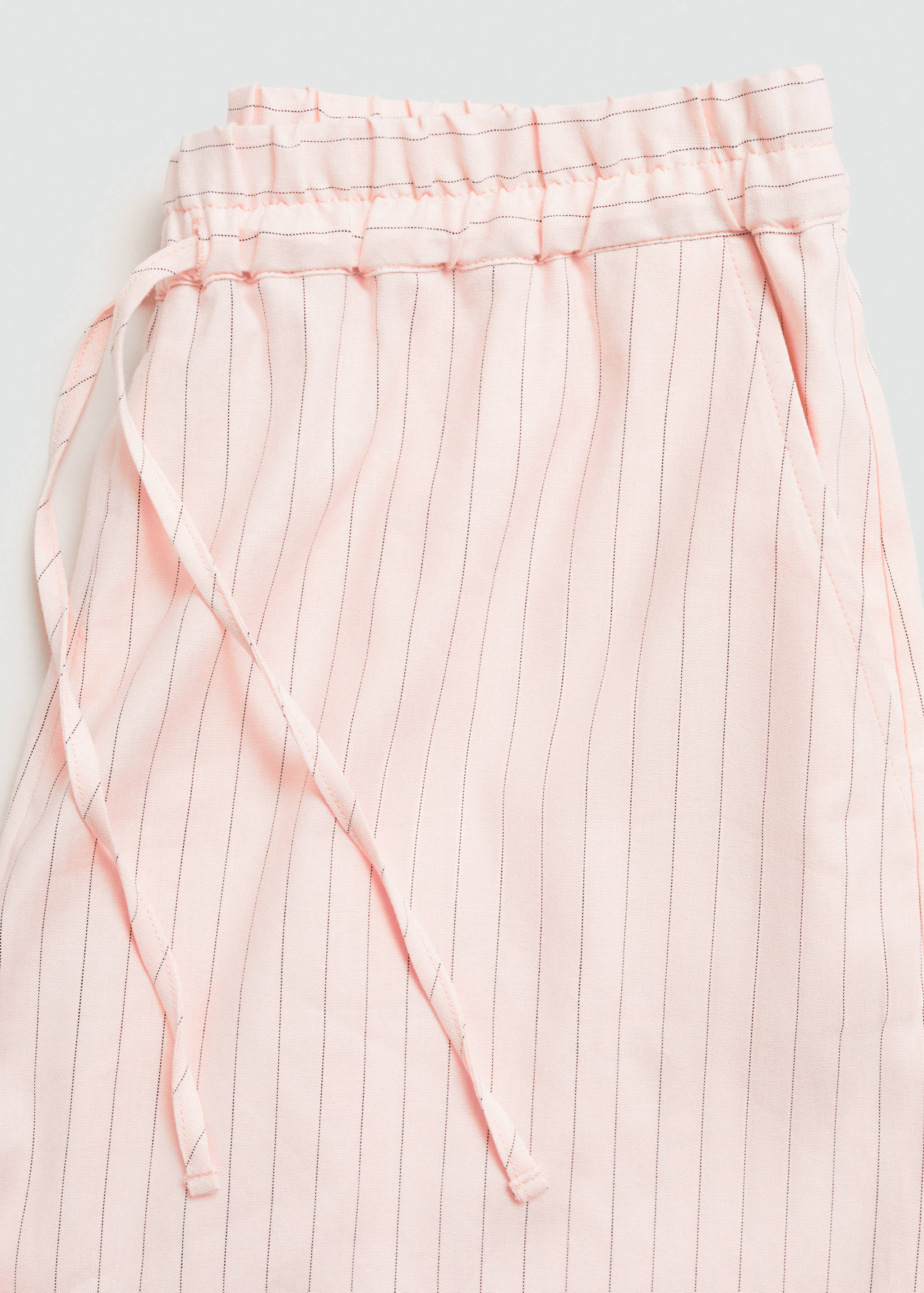 Striped linen shorts - Details of the article 8