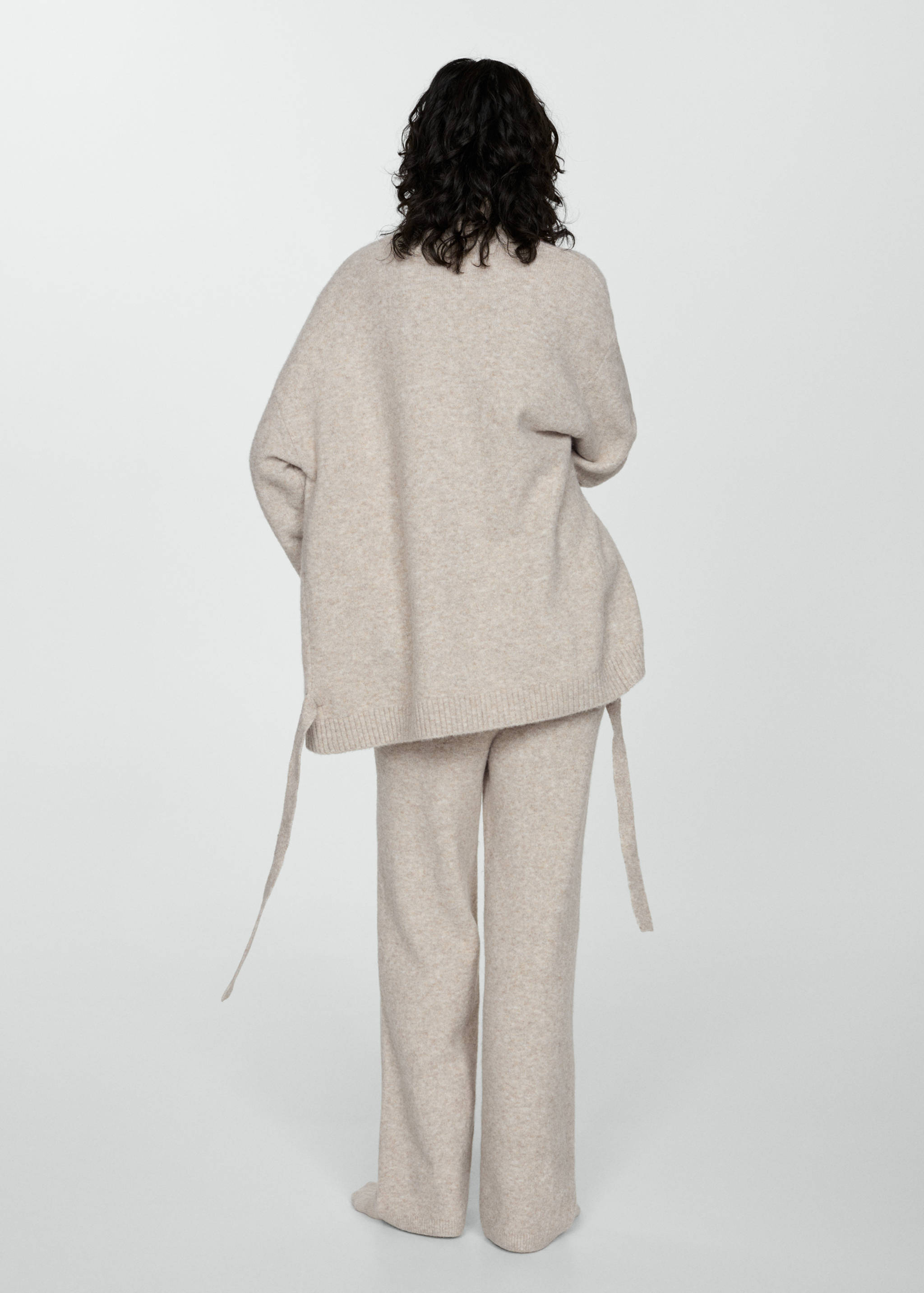 Double-breasted cardigan - Reverse of the article