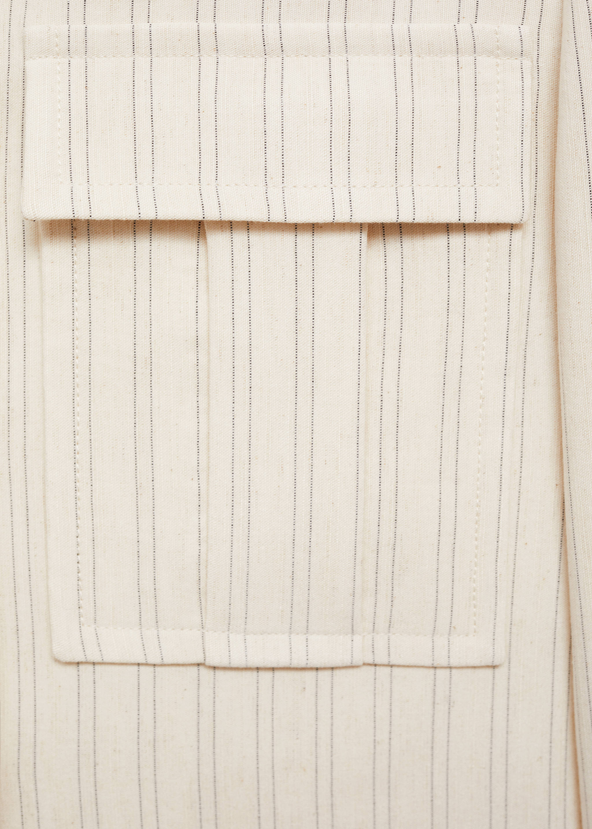 Striped jacket with pockets - Details of the article 0