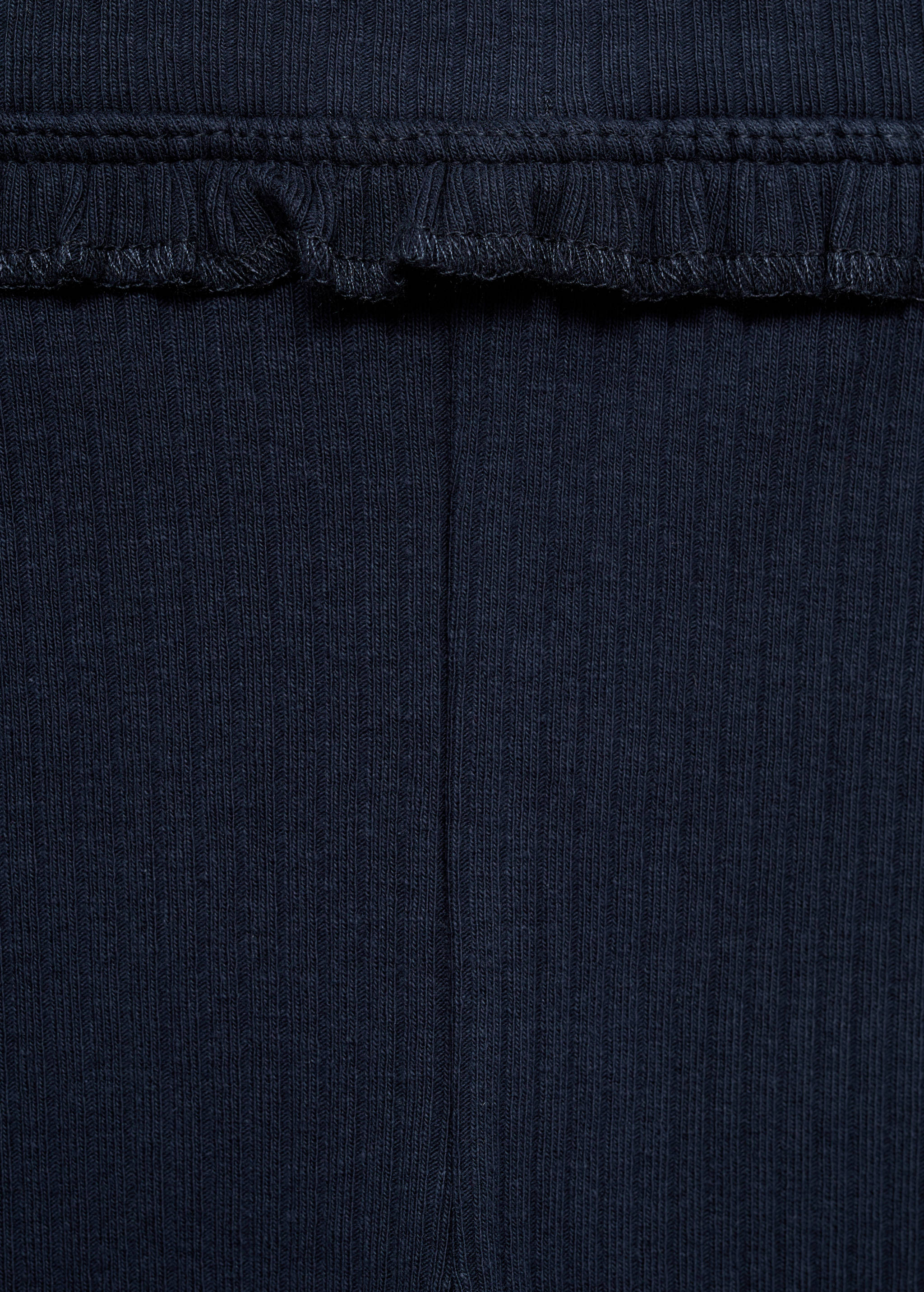 Cotton ribbed leggings - Details of the article 8