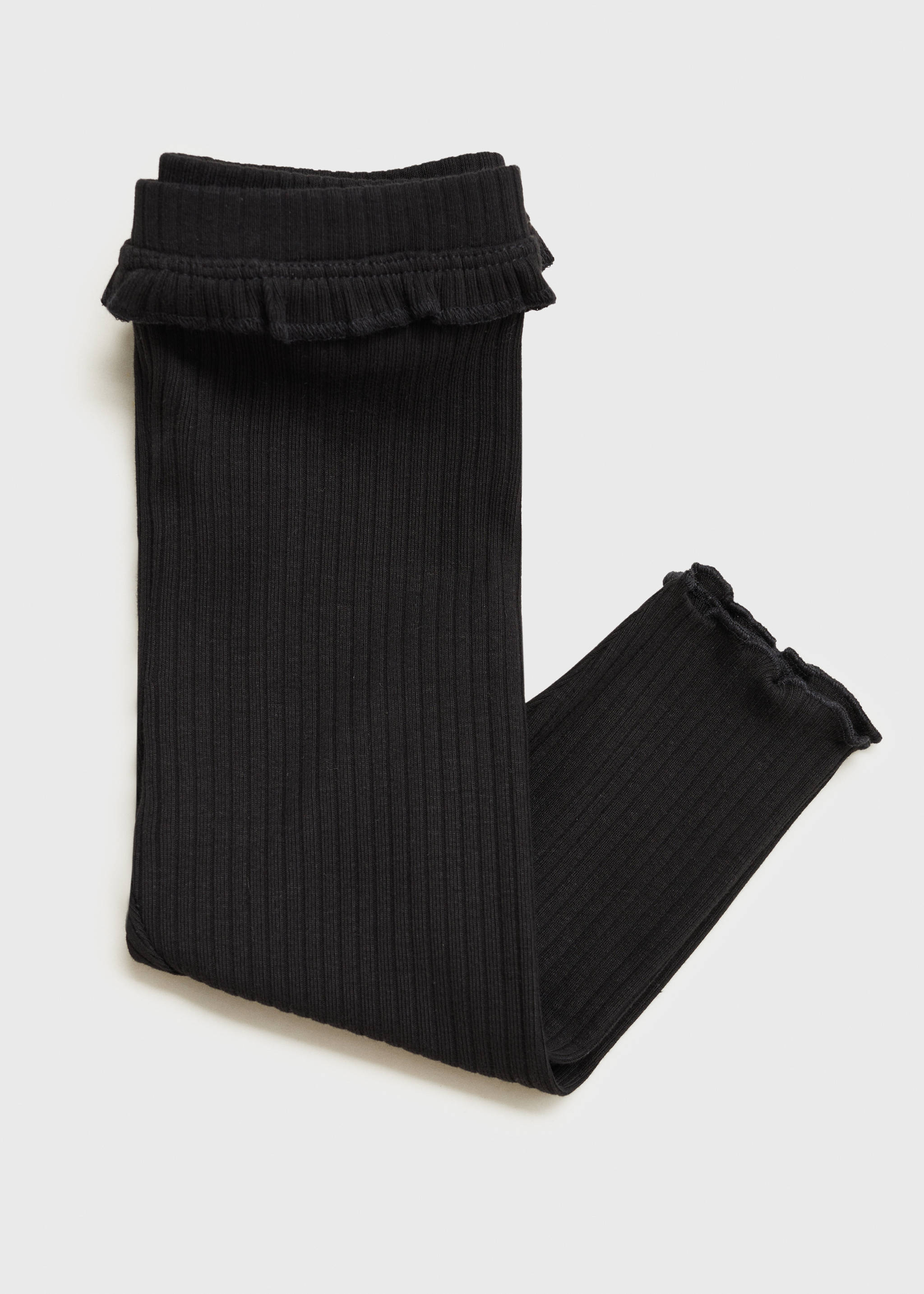 Cotton ribbed leggings - Details of the article 8