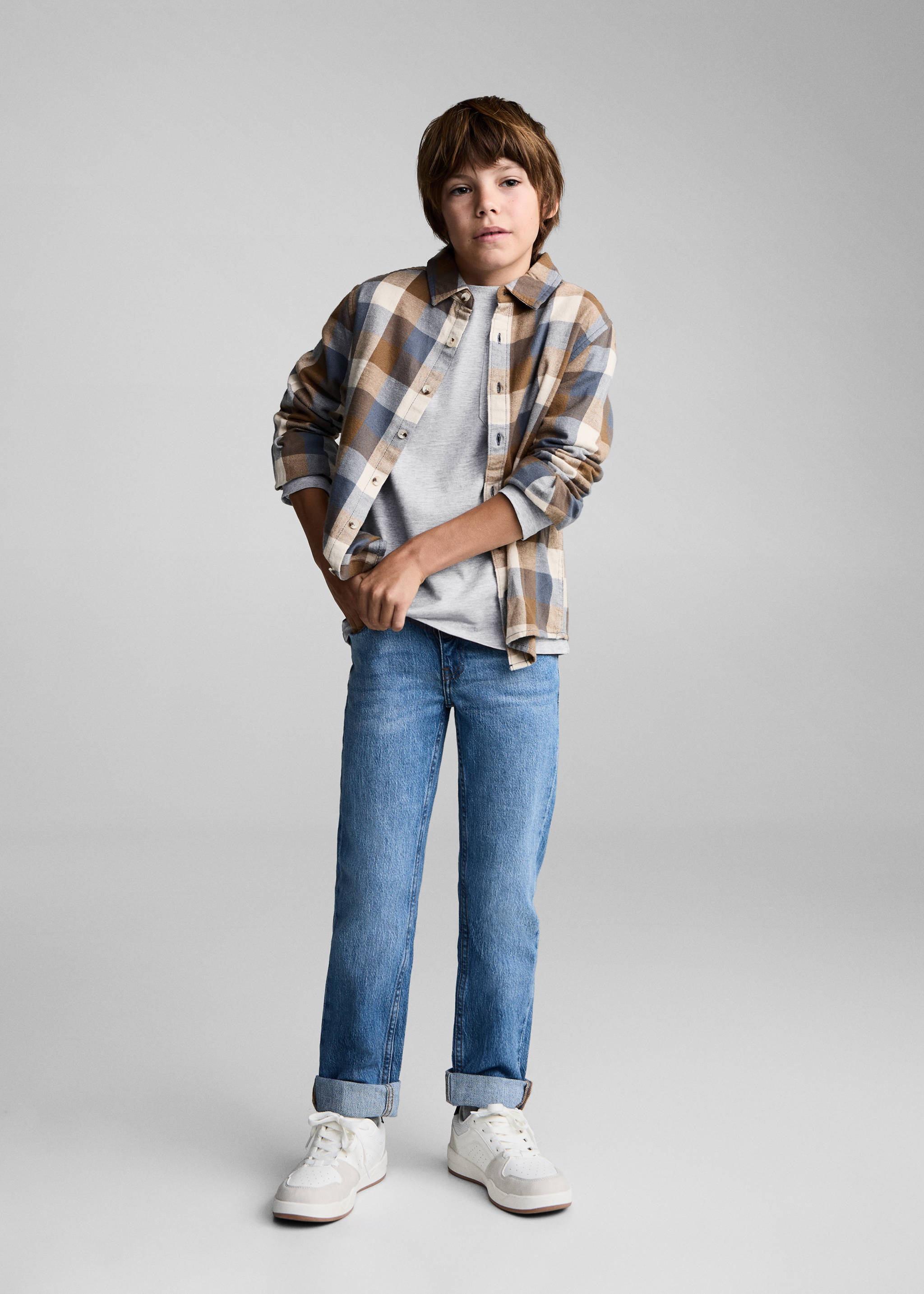 Long sleeve cotton t-shirt - General plane