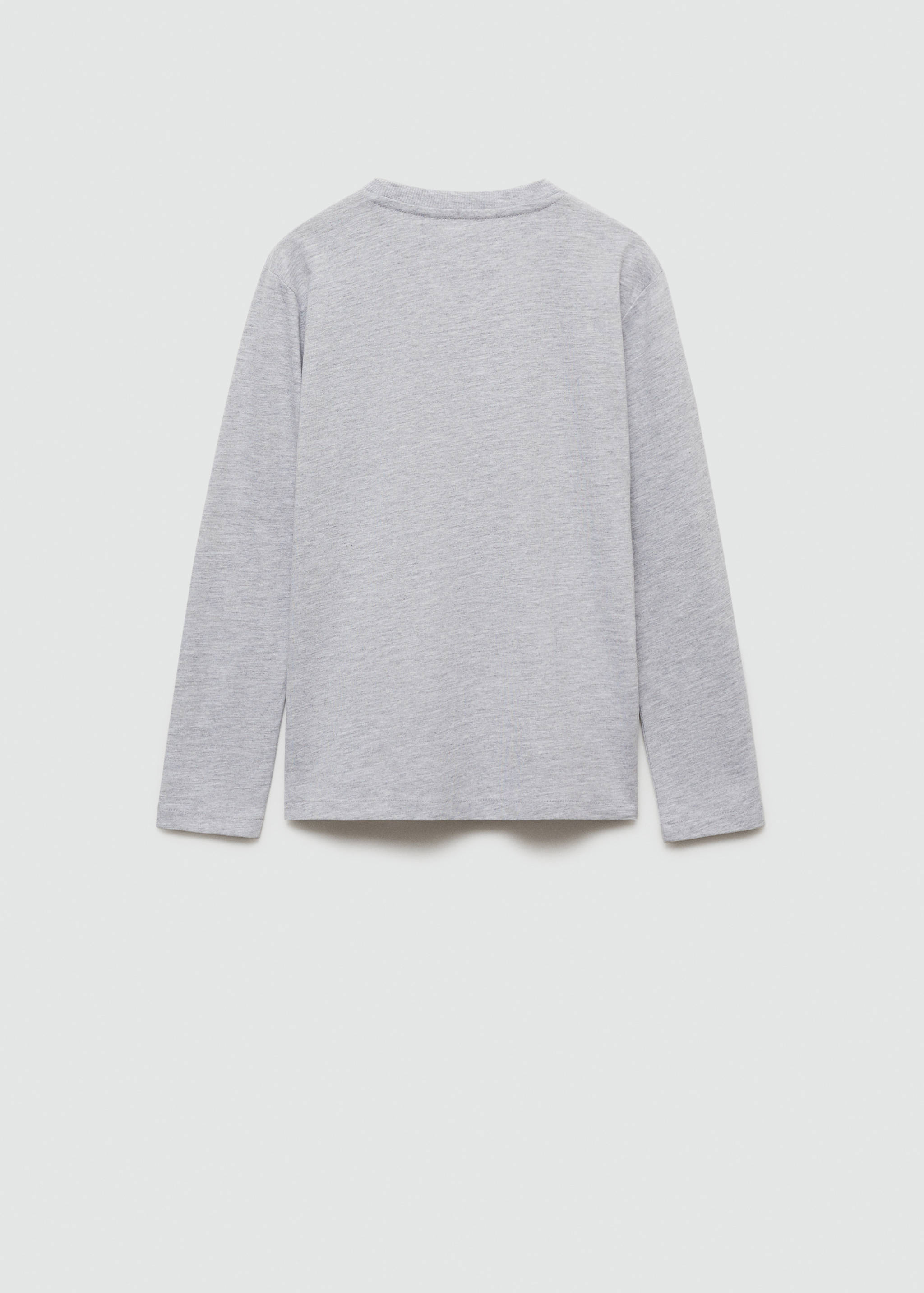 Long sleeve cotton t-shirt - Details of the article 8