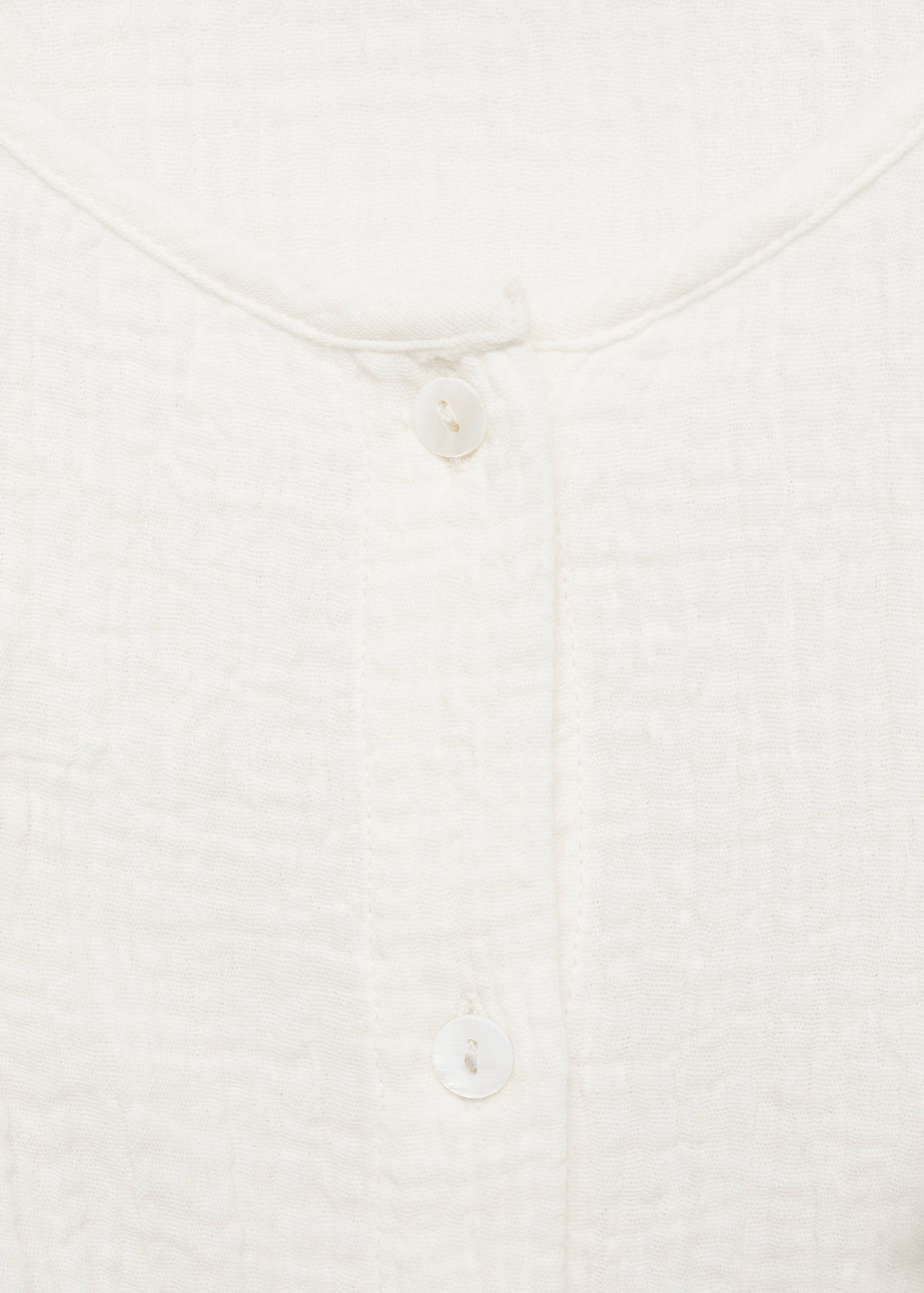 Cheesecloth cotton blouse - Details of the article 0