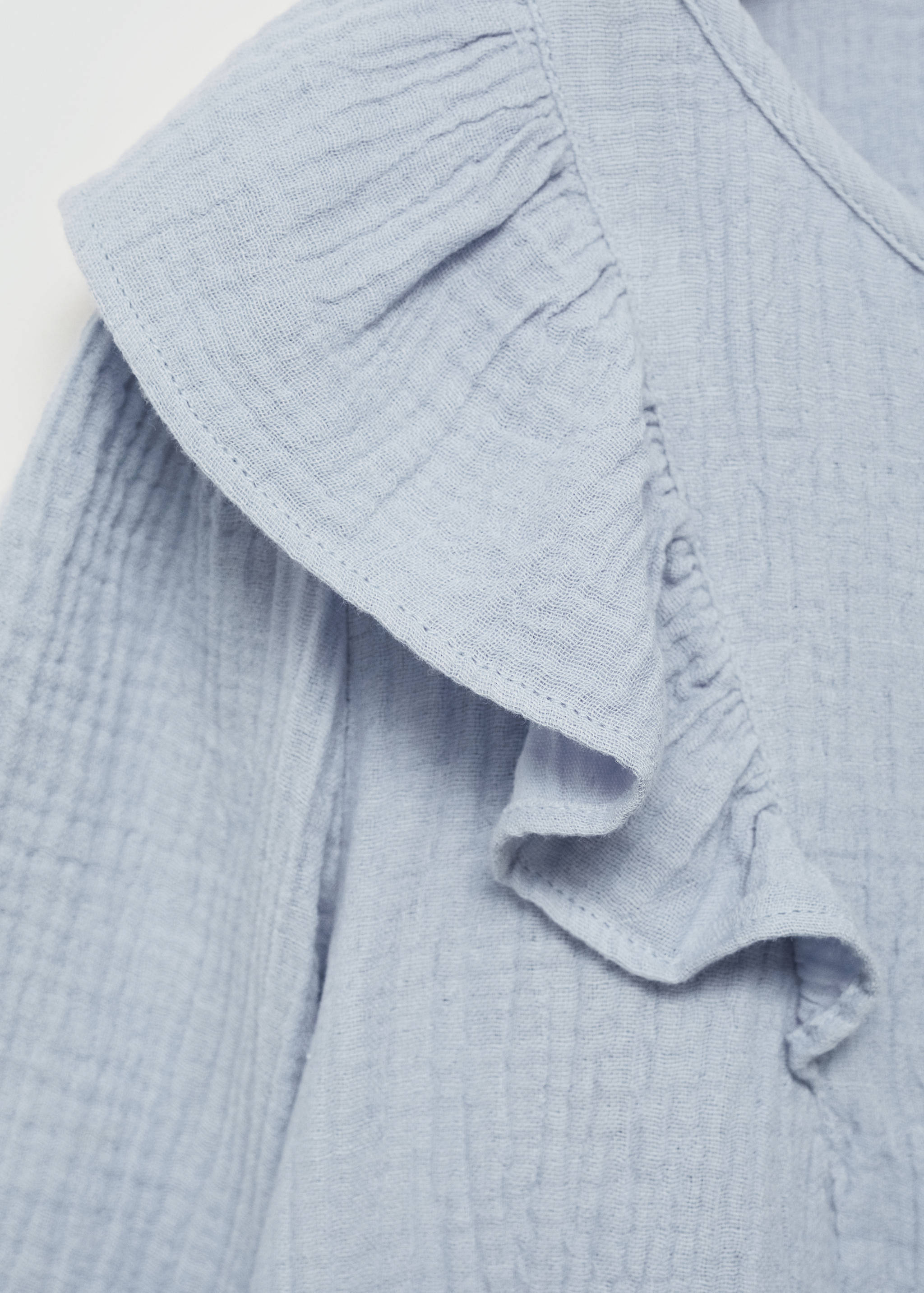 Cheesecloth cotton blouse - Details of the article 0