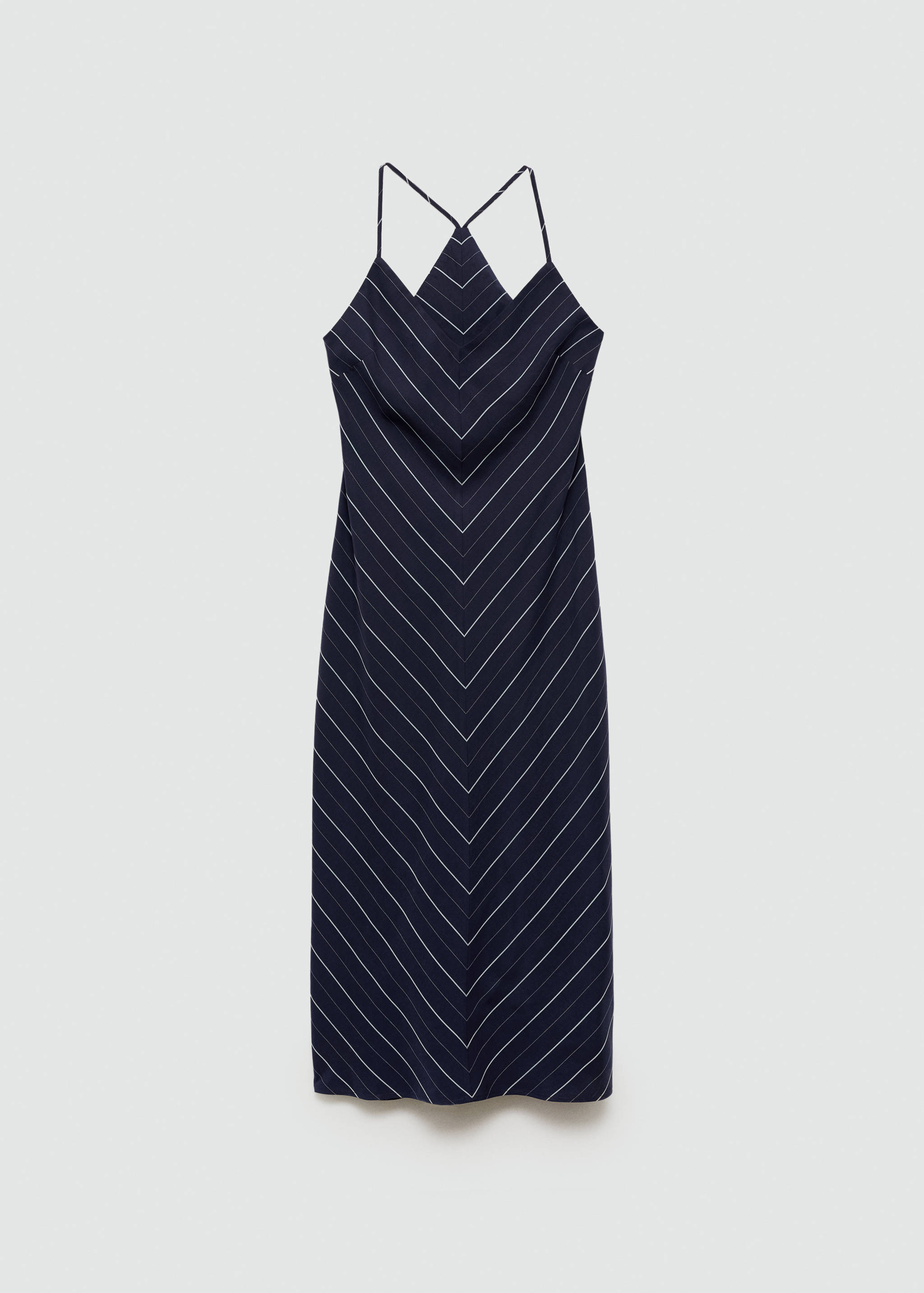 Striped lyocell dress - Article without model