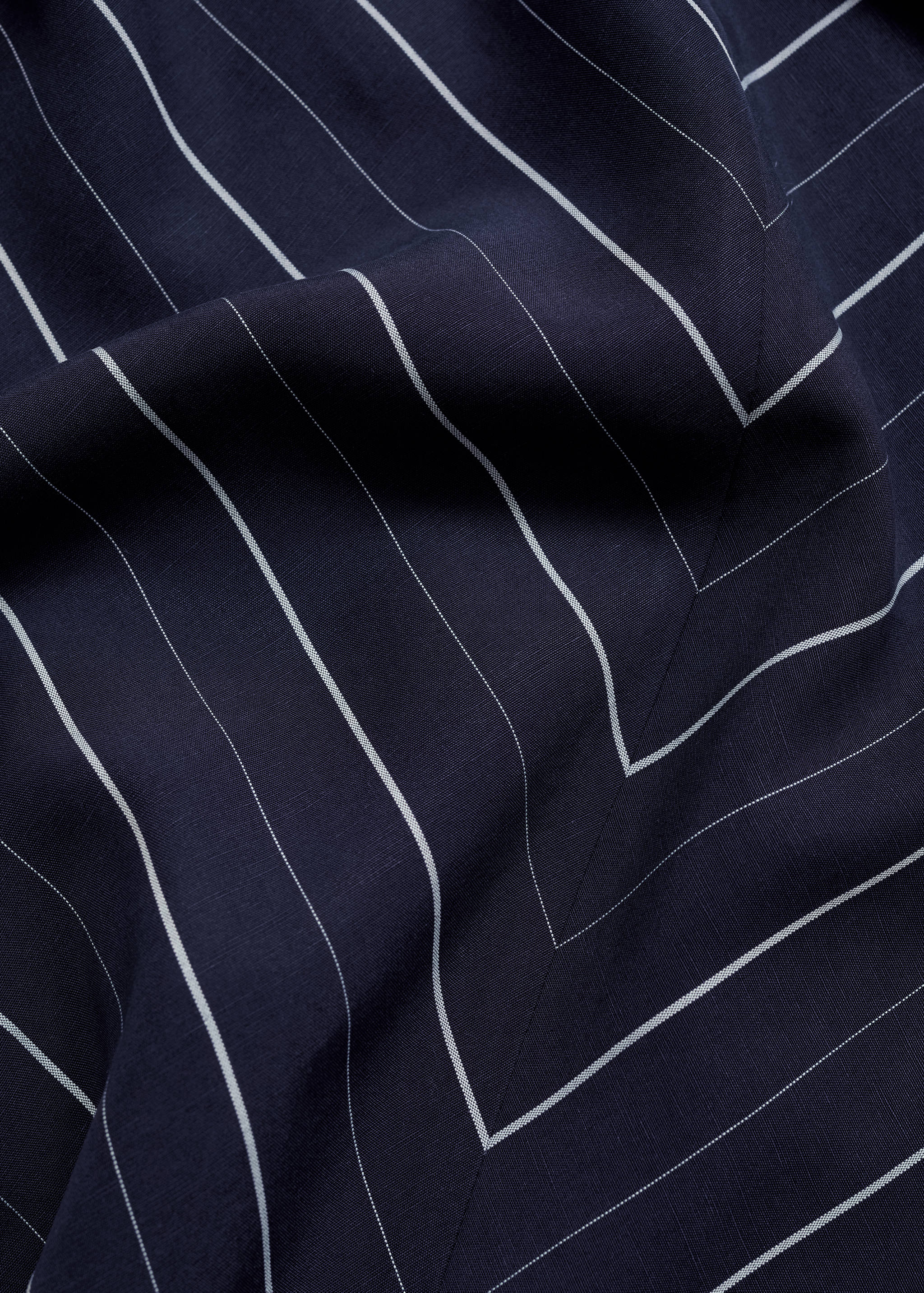 Striped lyocell dress - Details of the article 0