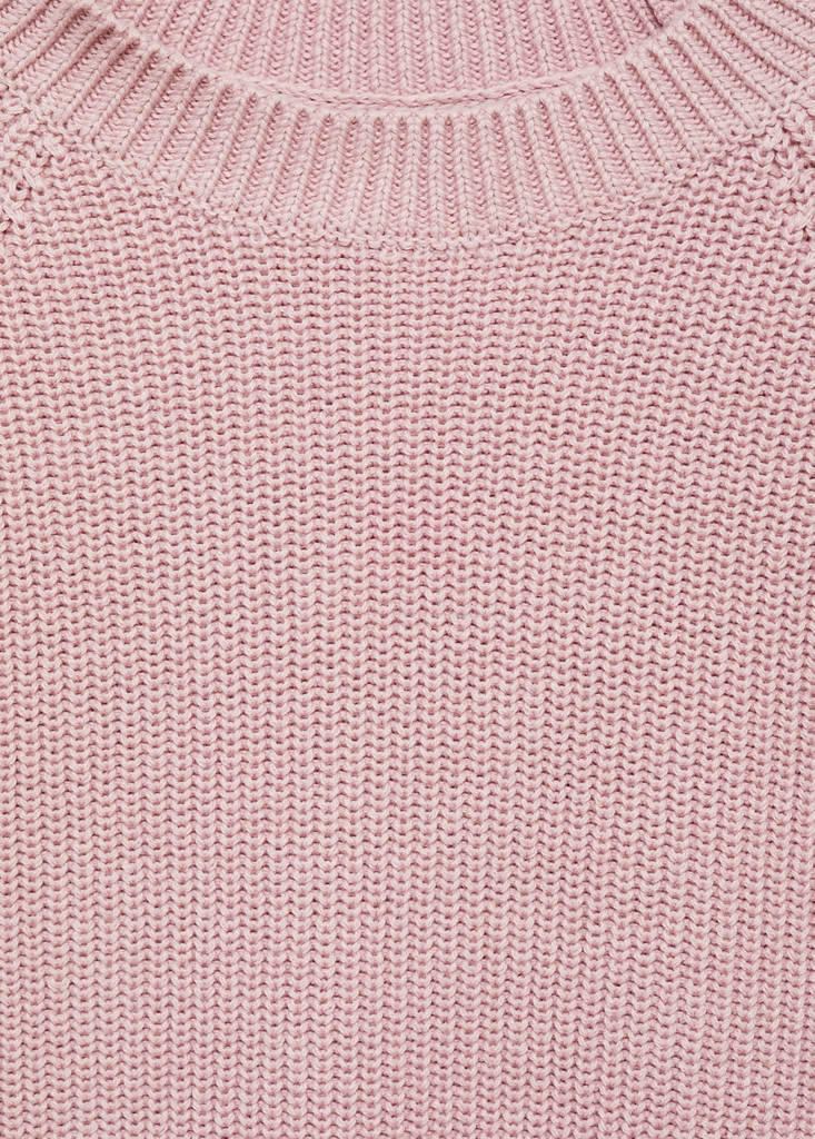Knitted sweater with openings — Pale Pink