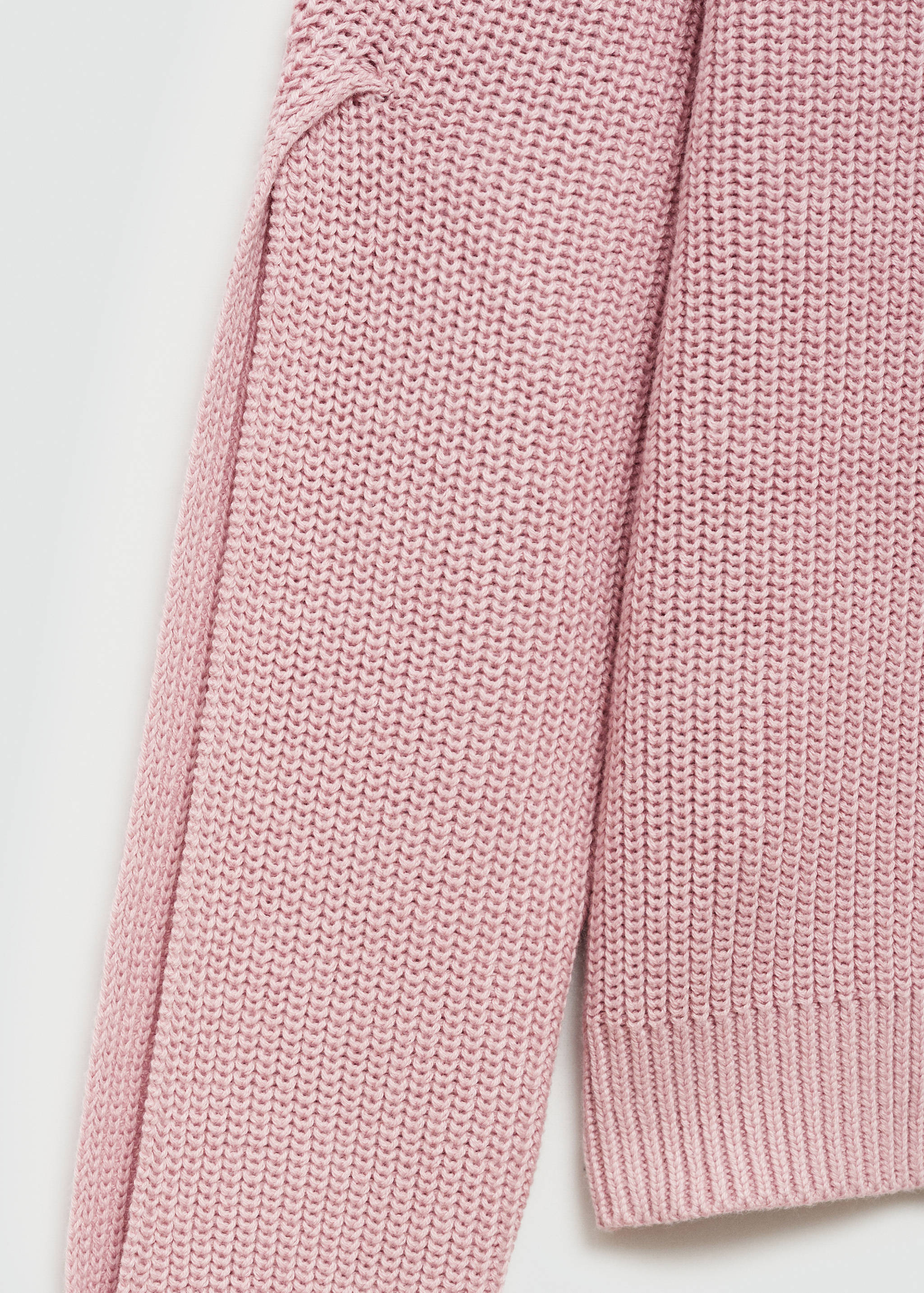 Knitted sweater with openings - Details of the article 0