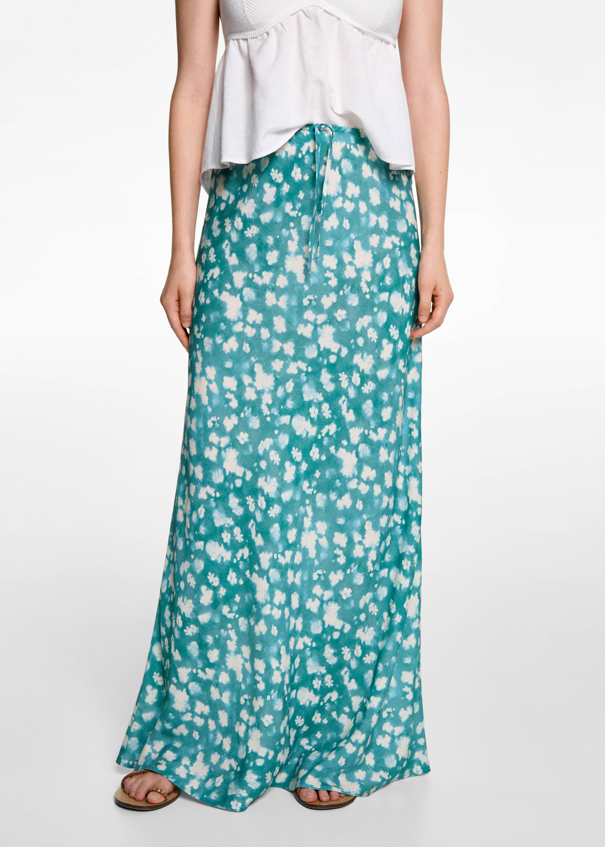 Long tie-dye skirt - Деталь изделия 6