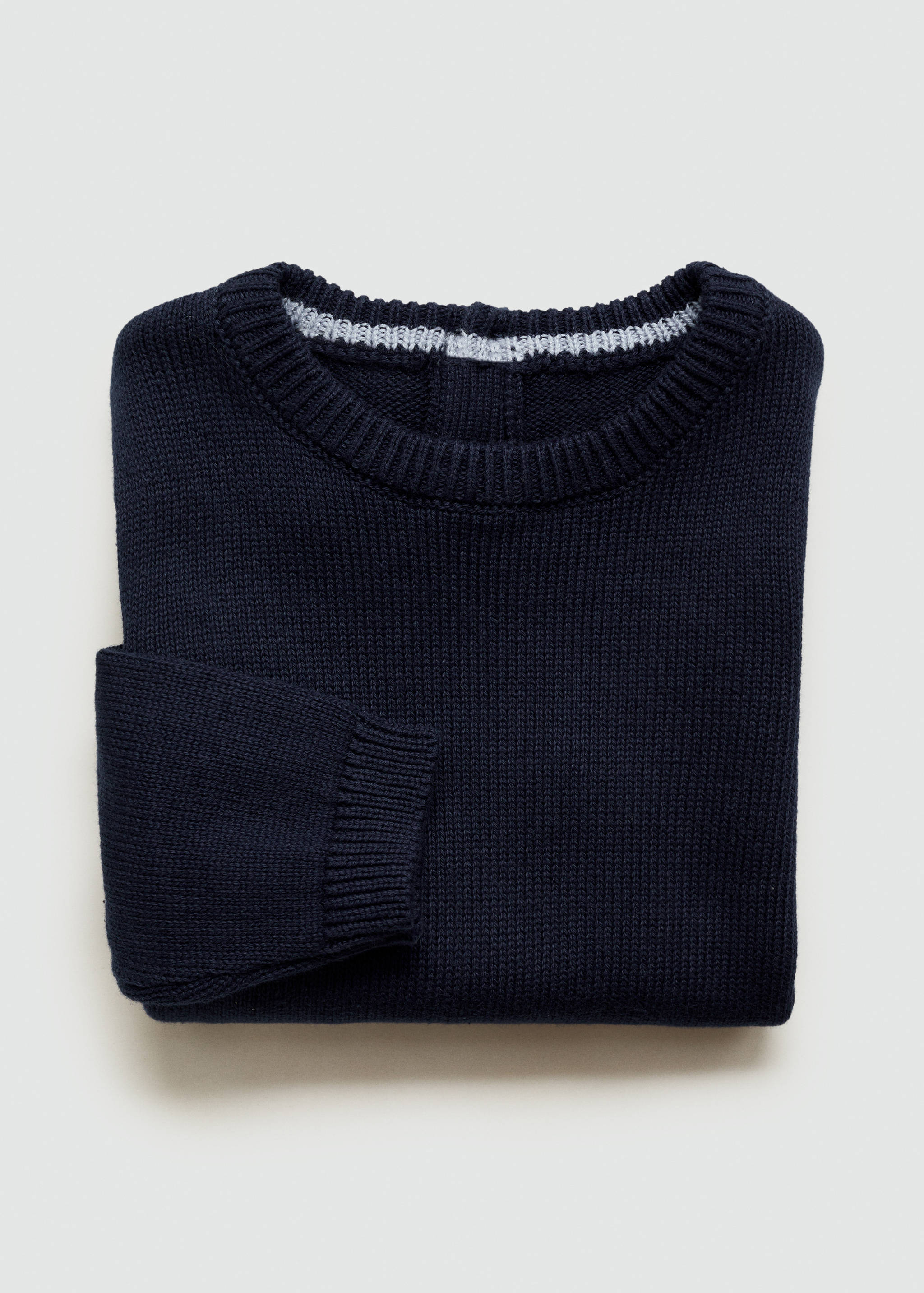 Round-neck knitted sweater - Details of the article 8