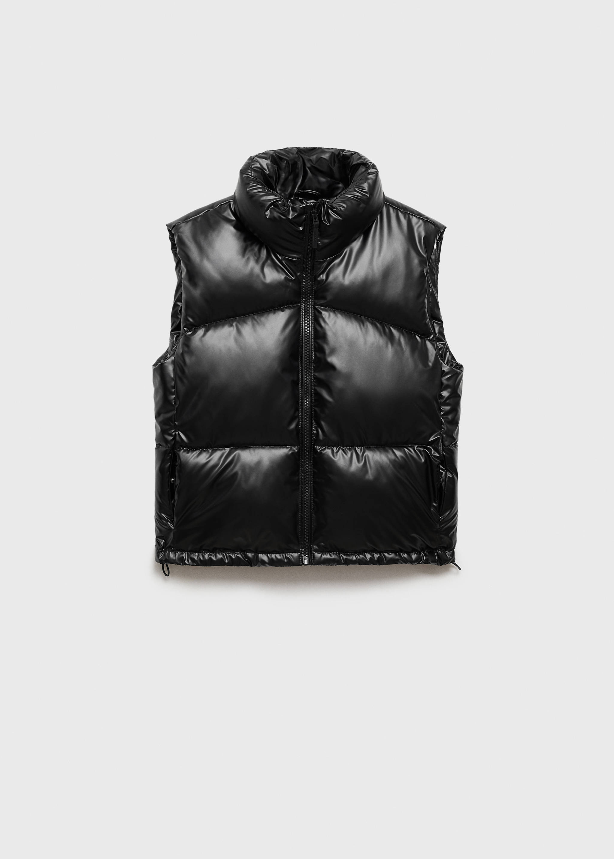 Quilted gilet with pockets - Article without model