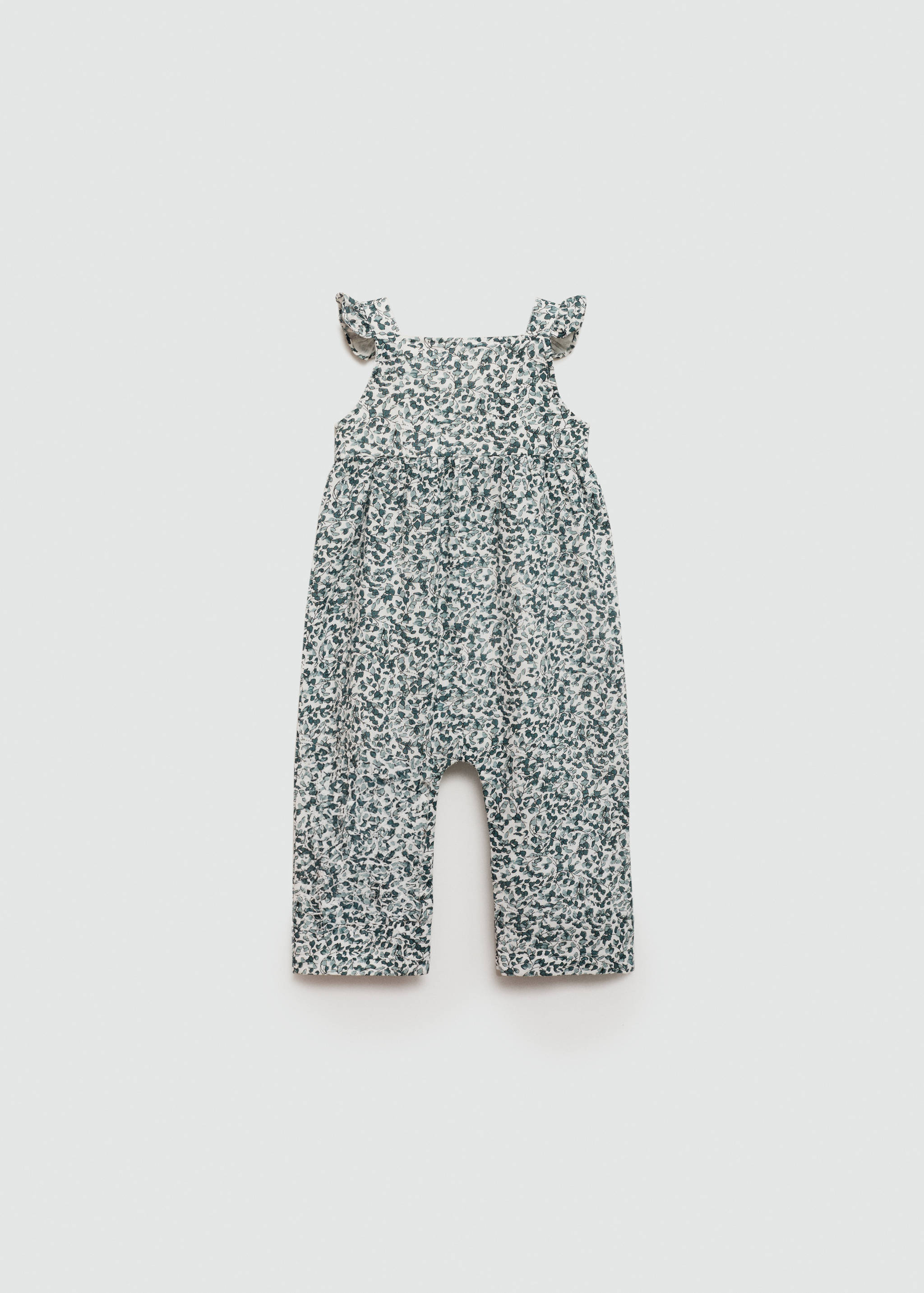 Floral print dungarees - Reverse of the article