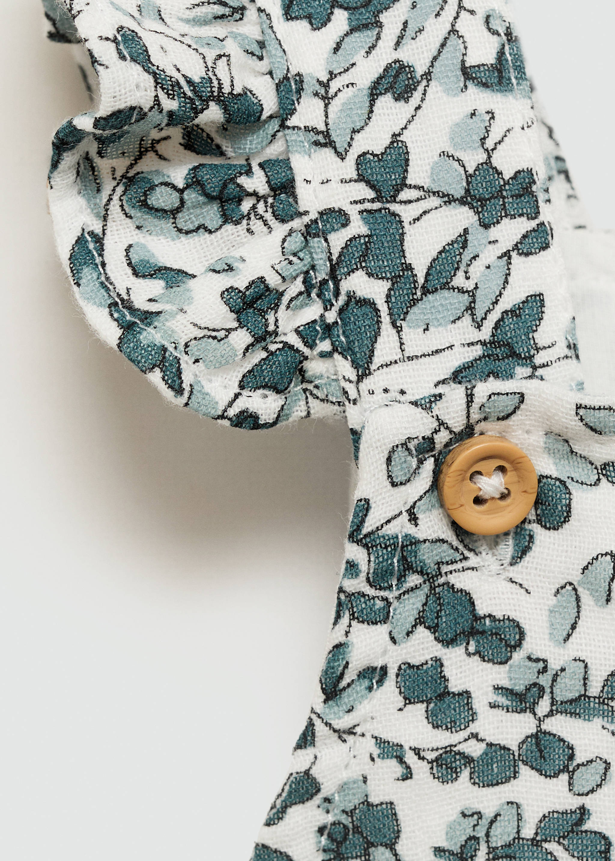 Floral print dungarees - Details of the article 8