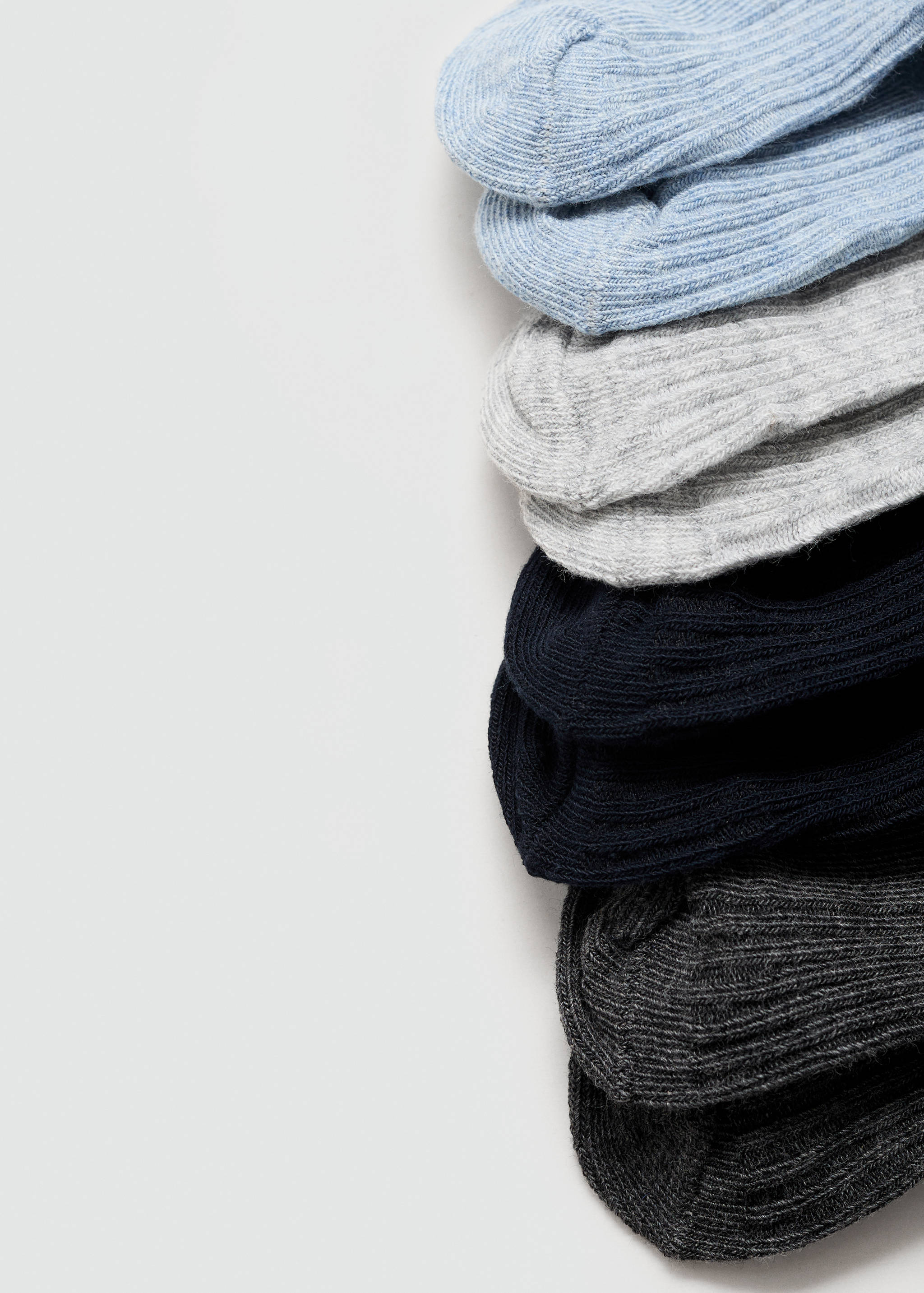 4 пары носков в рубчик - Деталь изделия 0