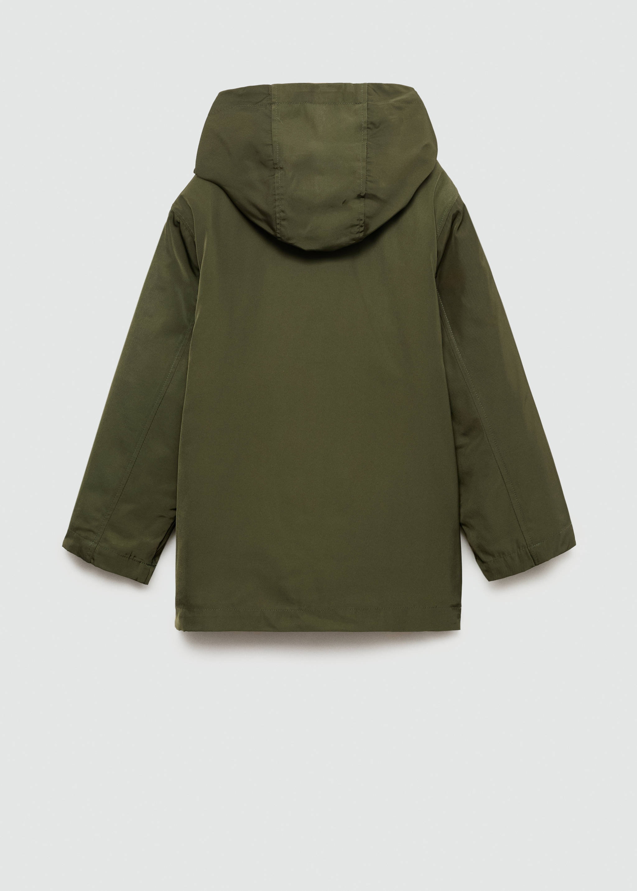 Anorak imperméable à capuche - Verso de l’article