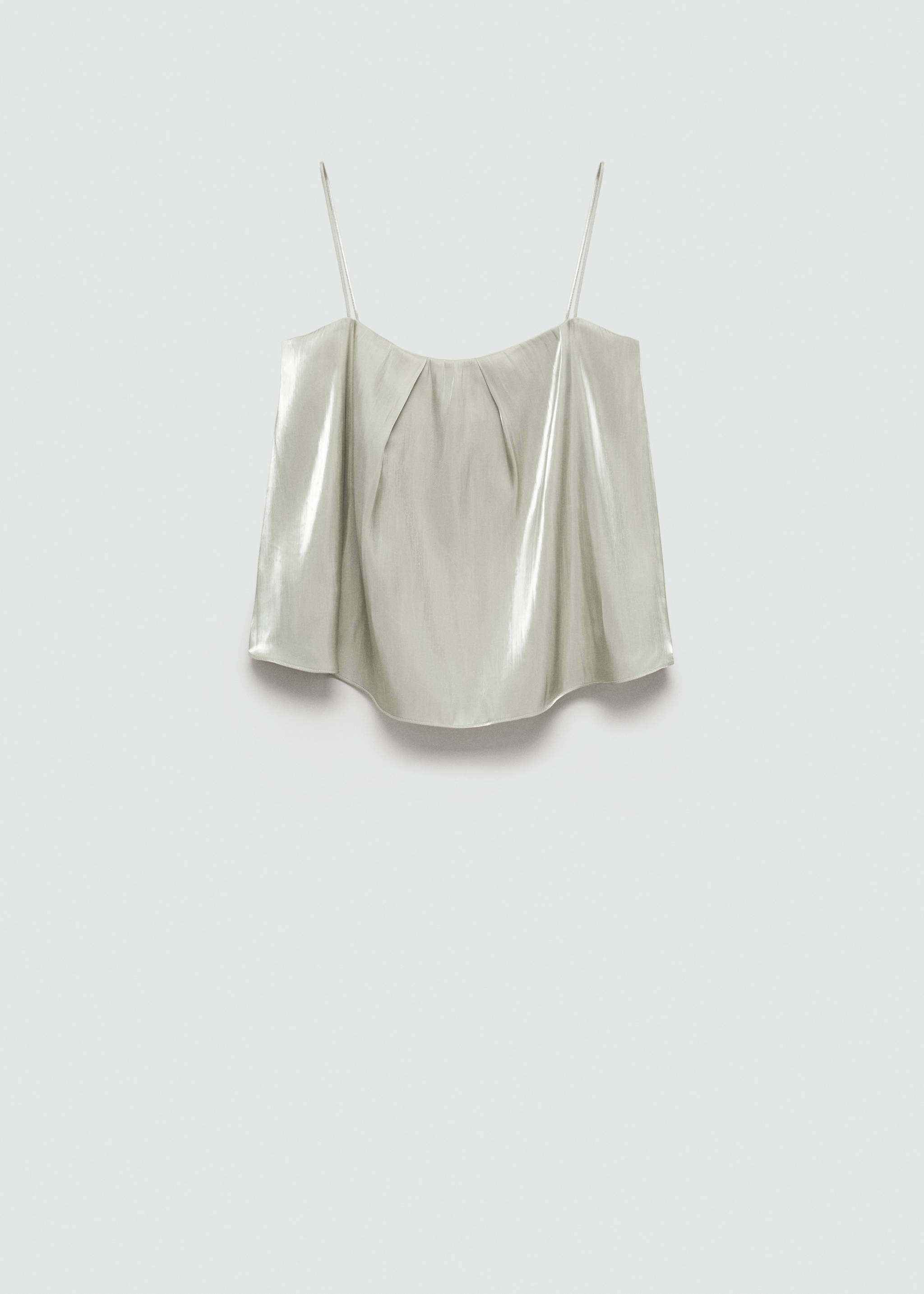 Satin top with straps - Article without model