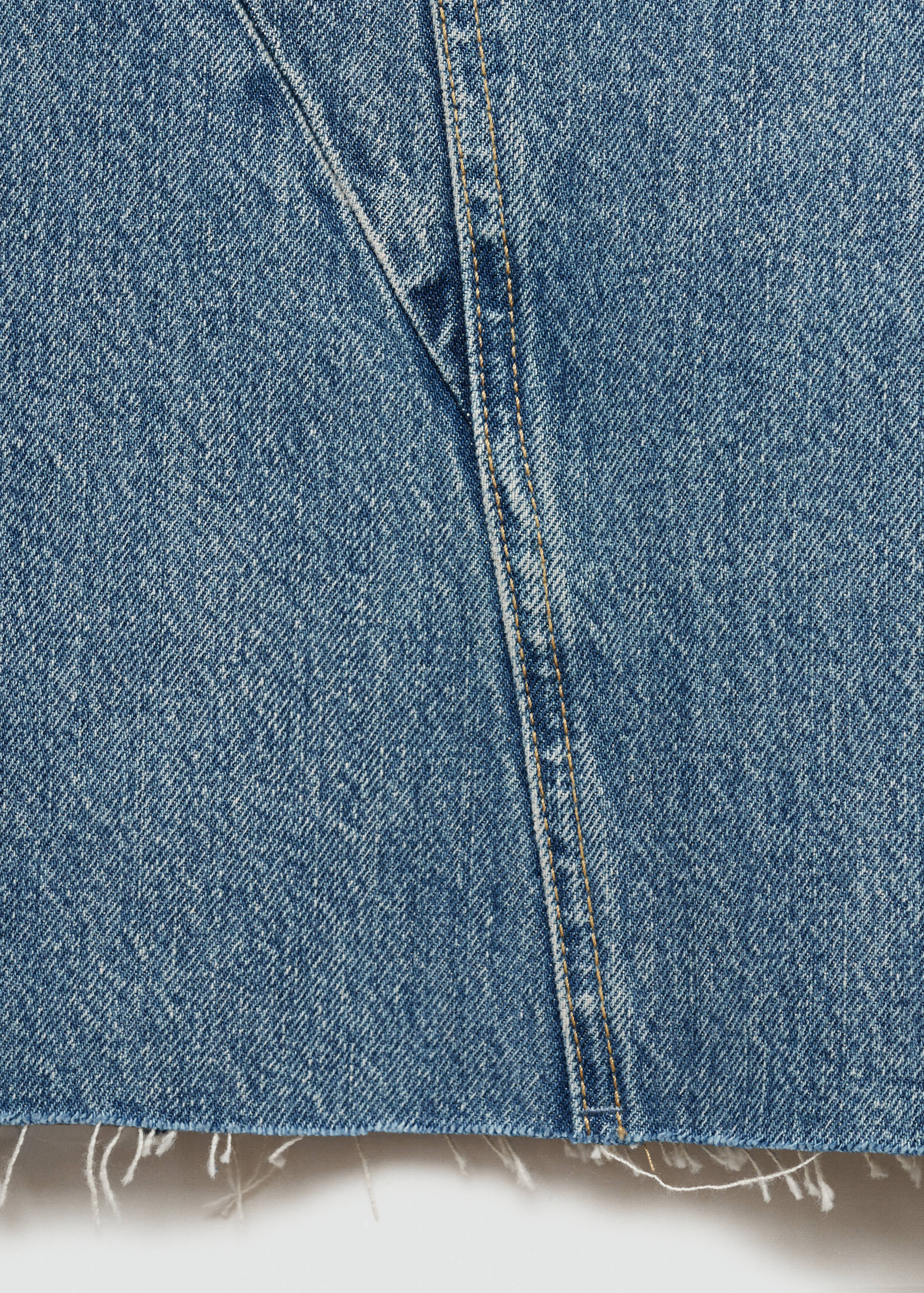 Slit denim skirt - Details of the article 8