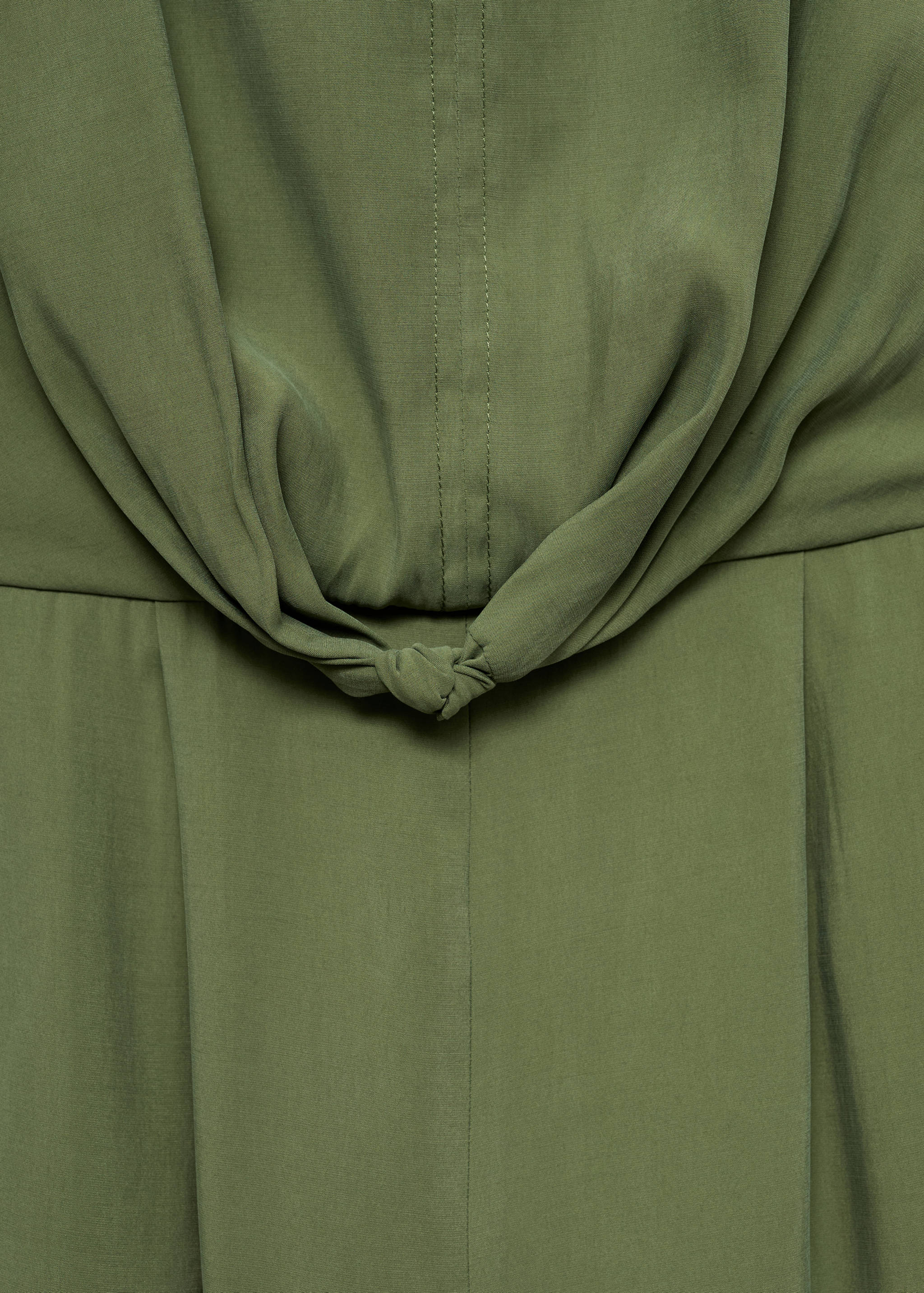 Knotted modal jumpsuit - Details of the article 8
