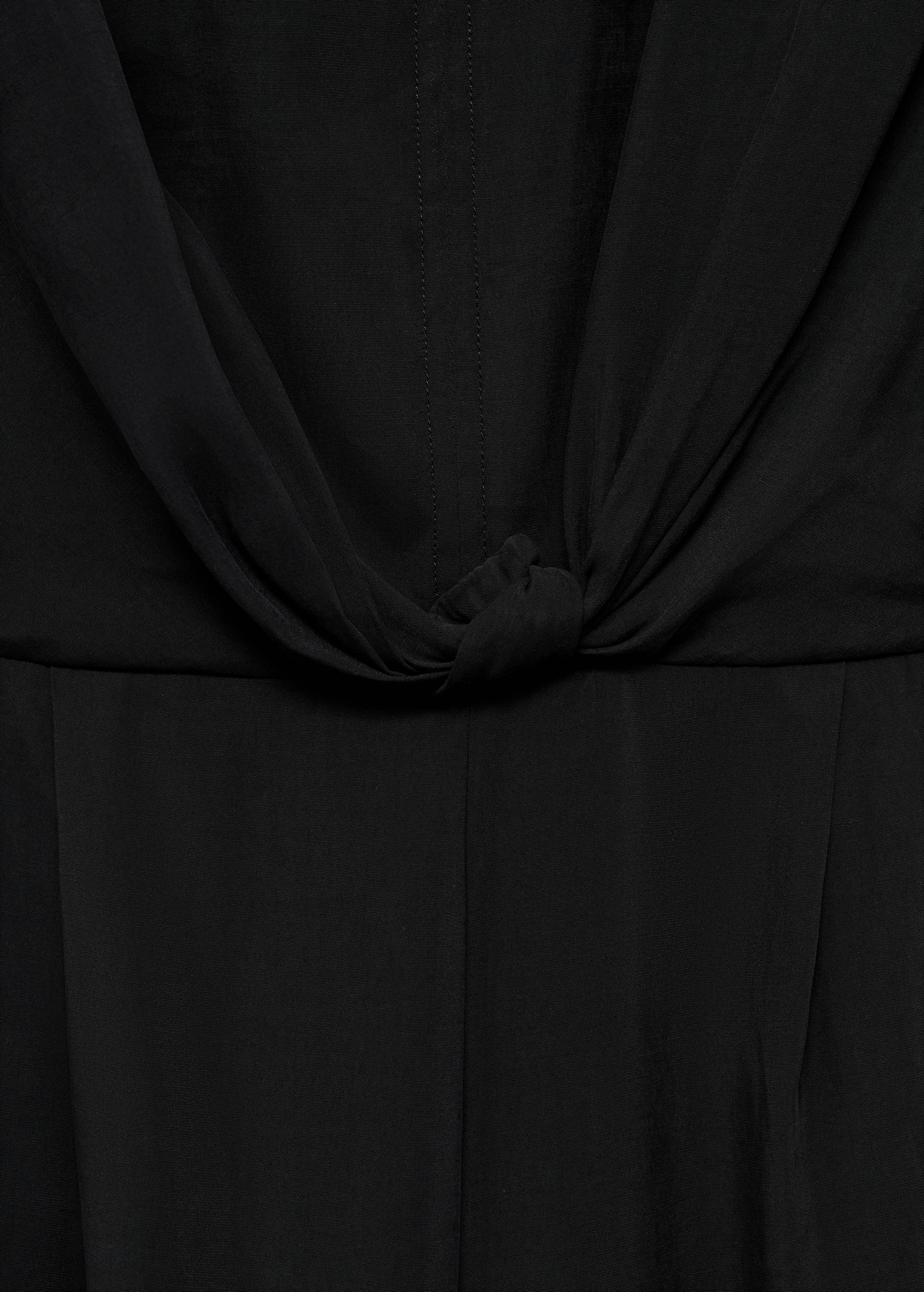 Knotted modal jumpsuit - Details of the article 8
