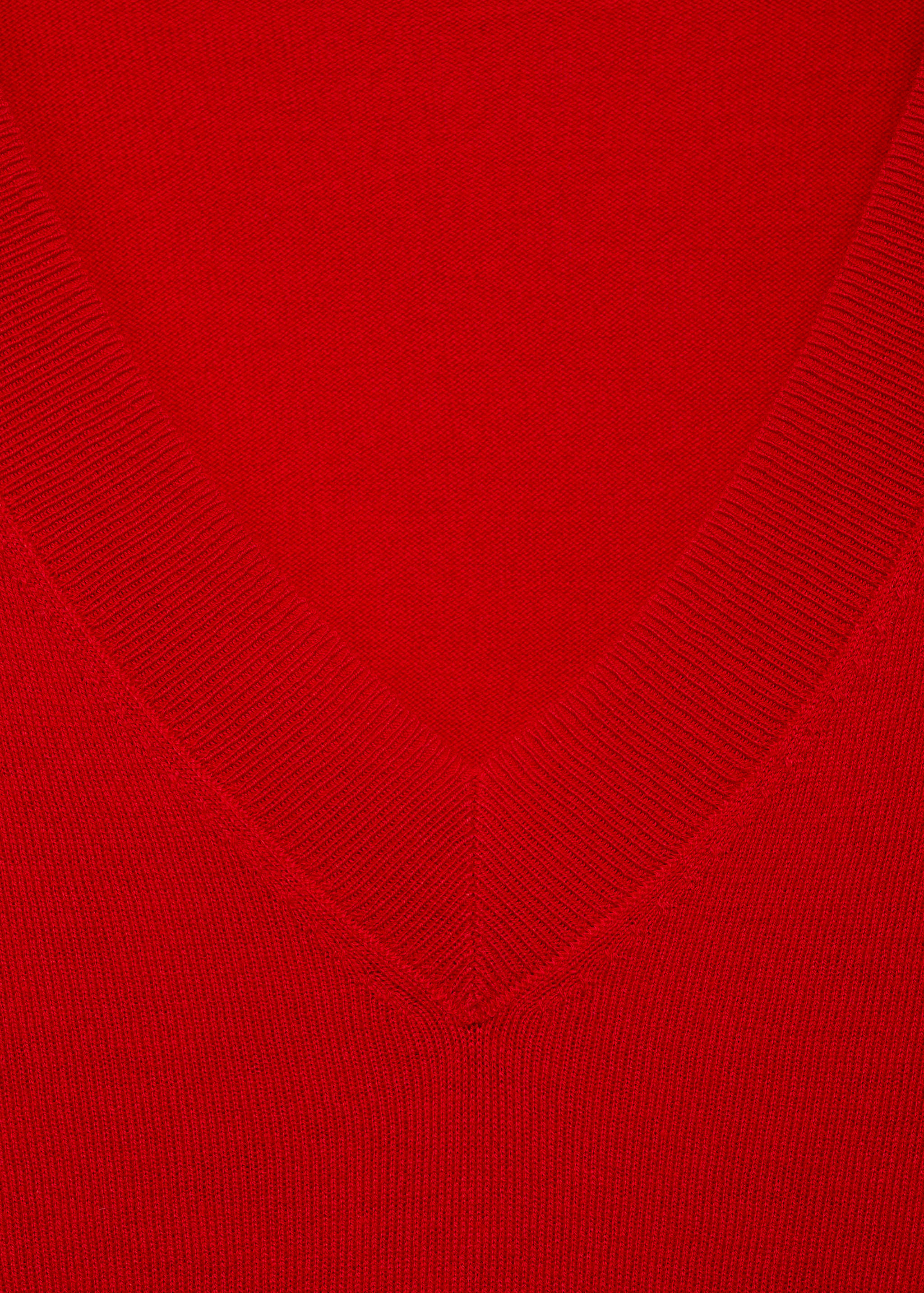 Pull-over maille fine col V - Détail de l'article 8