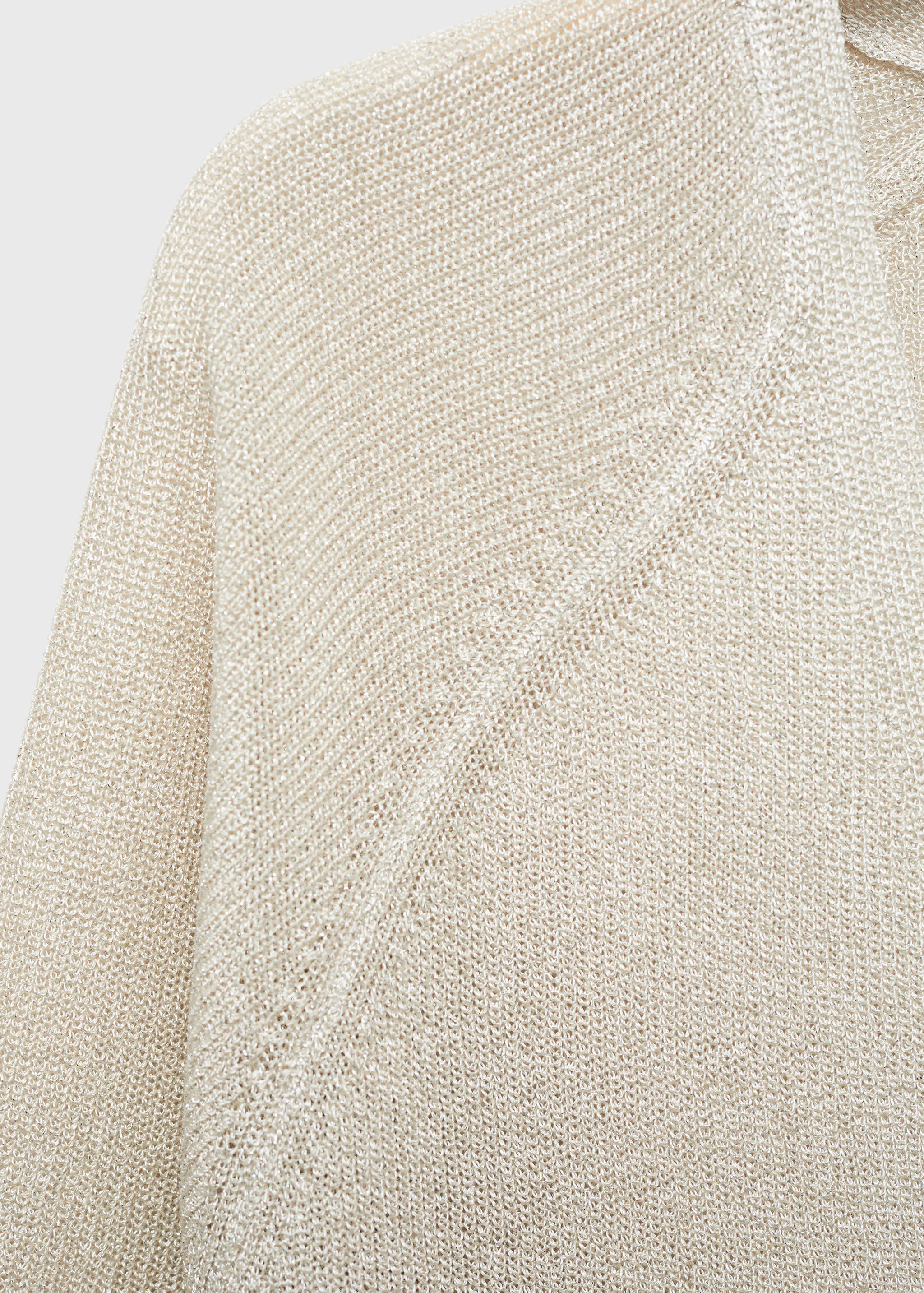 V-neck lurex sweater - Details of the article 8