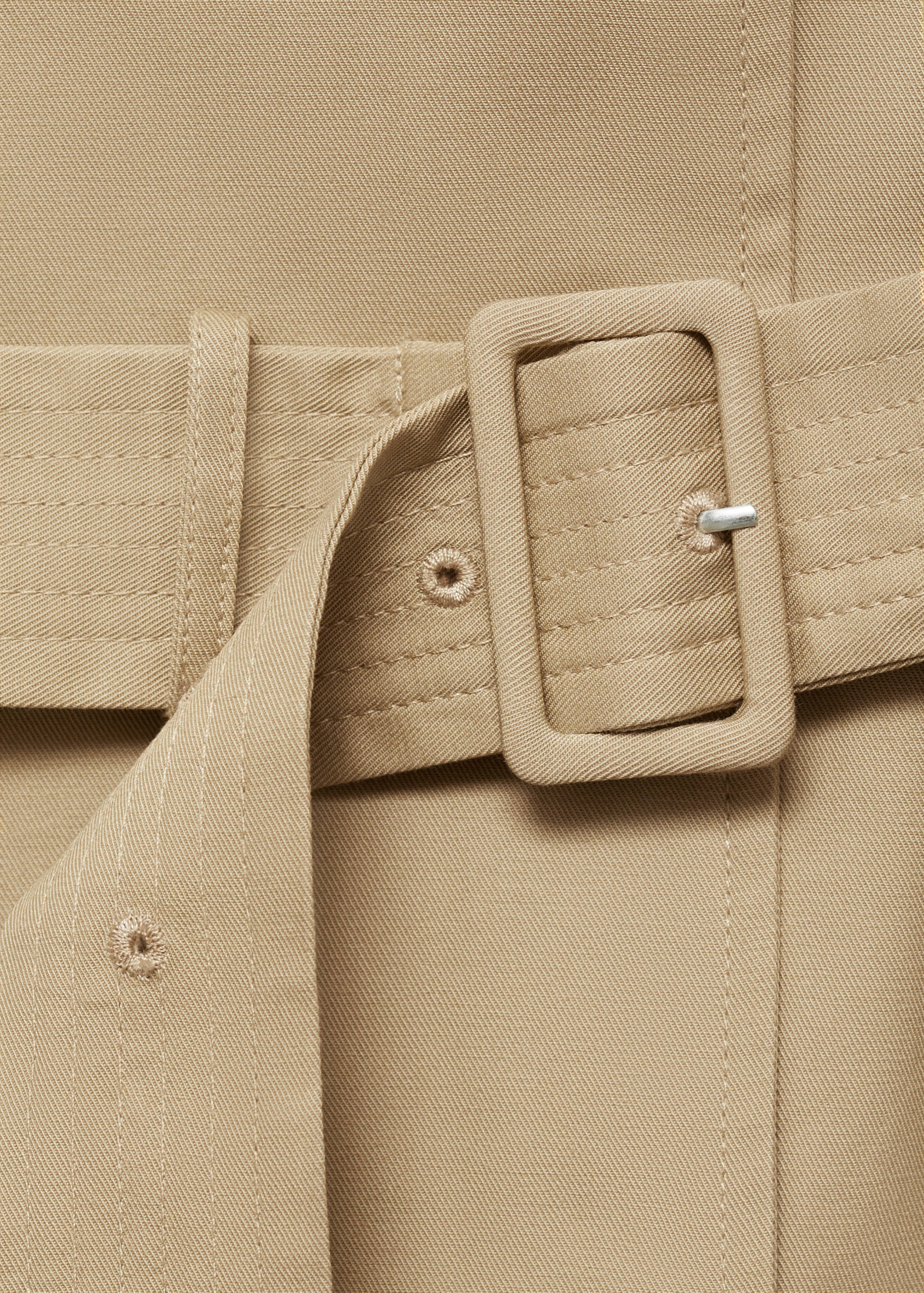 Classic trench coat with belt - Details of the article 0