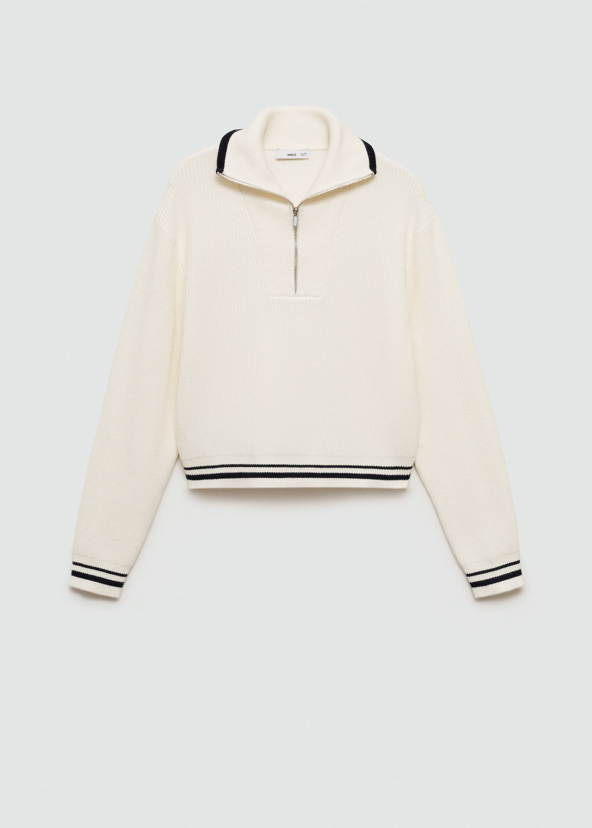 Jersey rayas cremallera - Artículo sin modelo