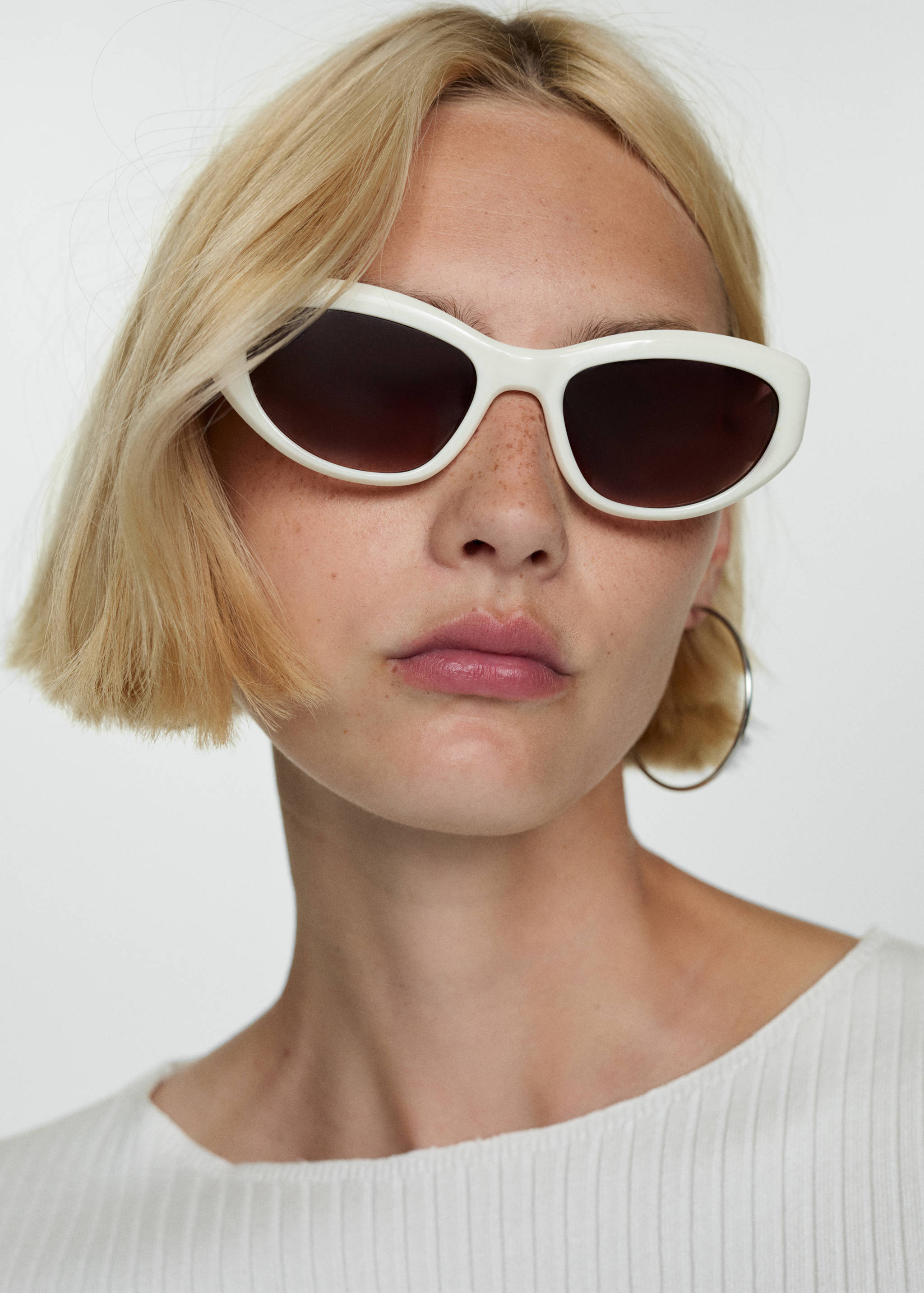 T-shirt maille fine manches courtes - Détail de l'article 1