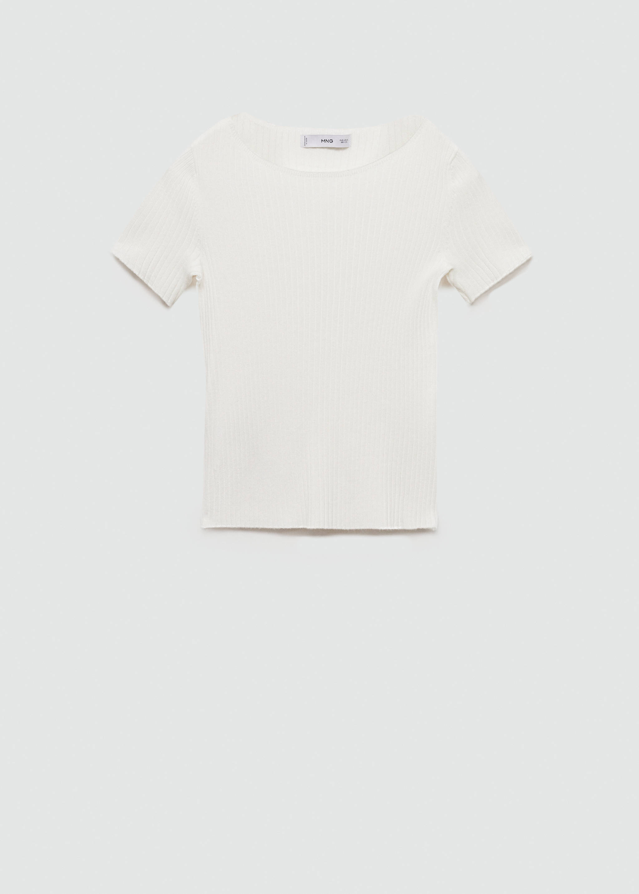 Camiseta punto fino manga corta - Artículo sin modelo