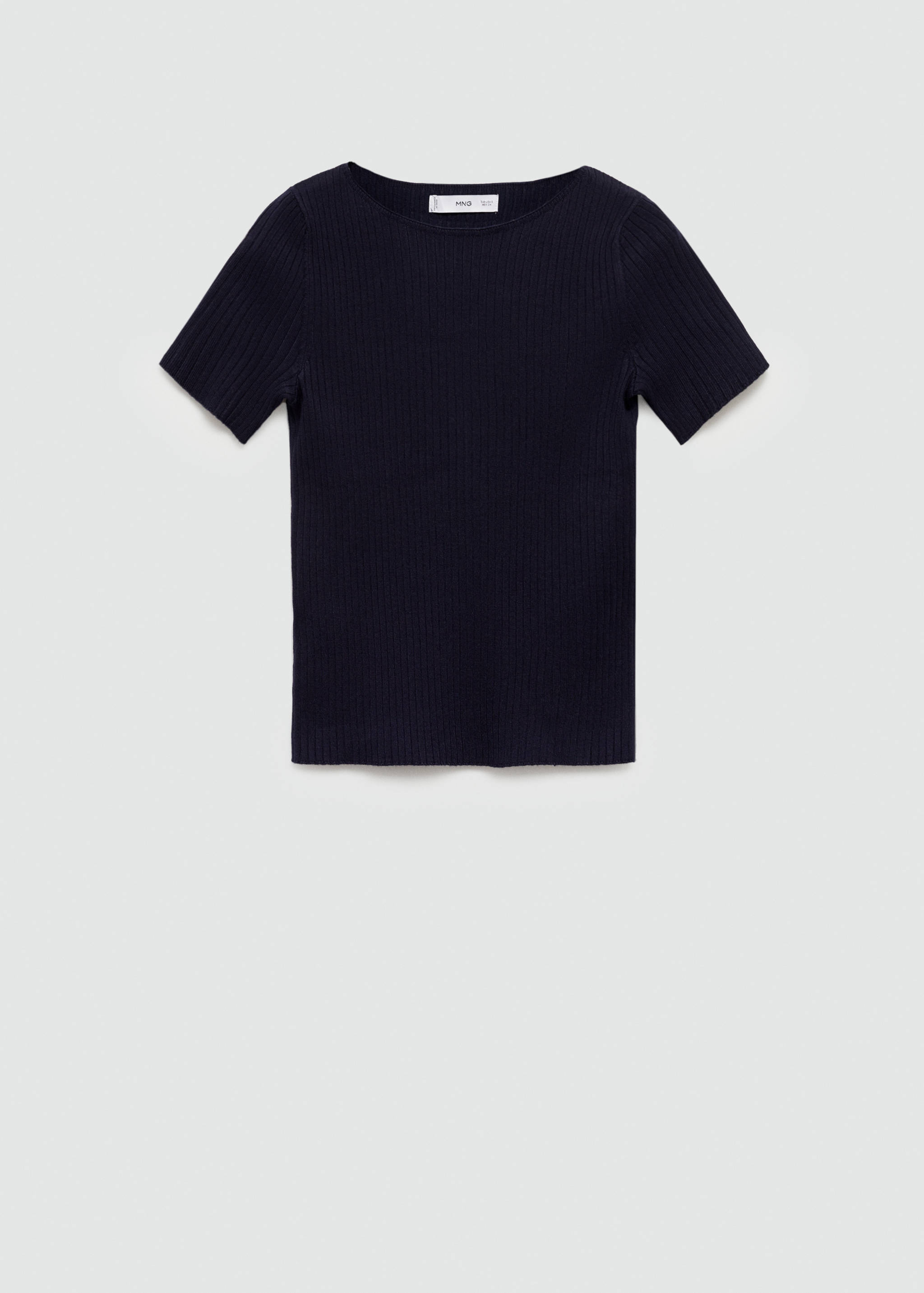 Camiseta punto fino manga corta - Artículo sin modelo