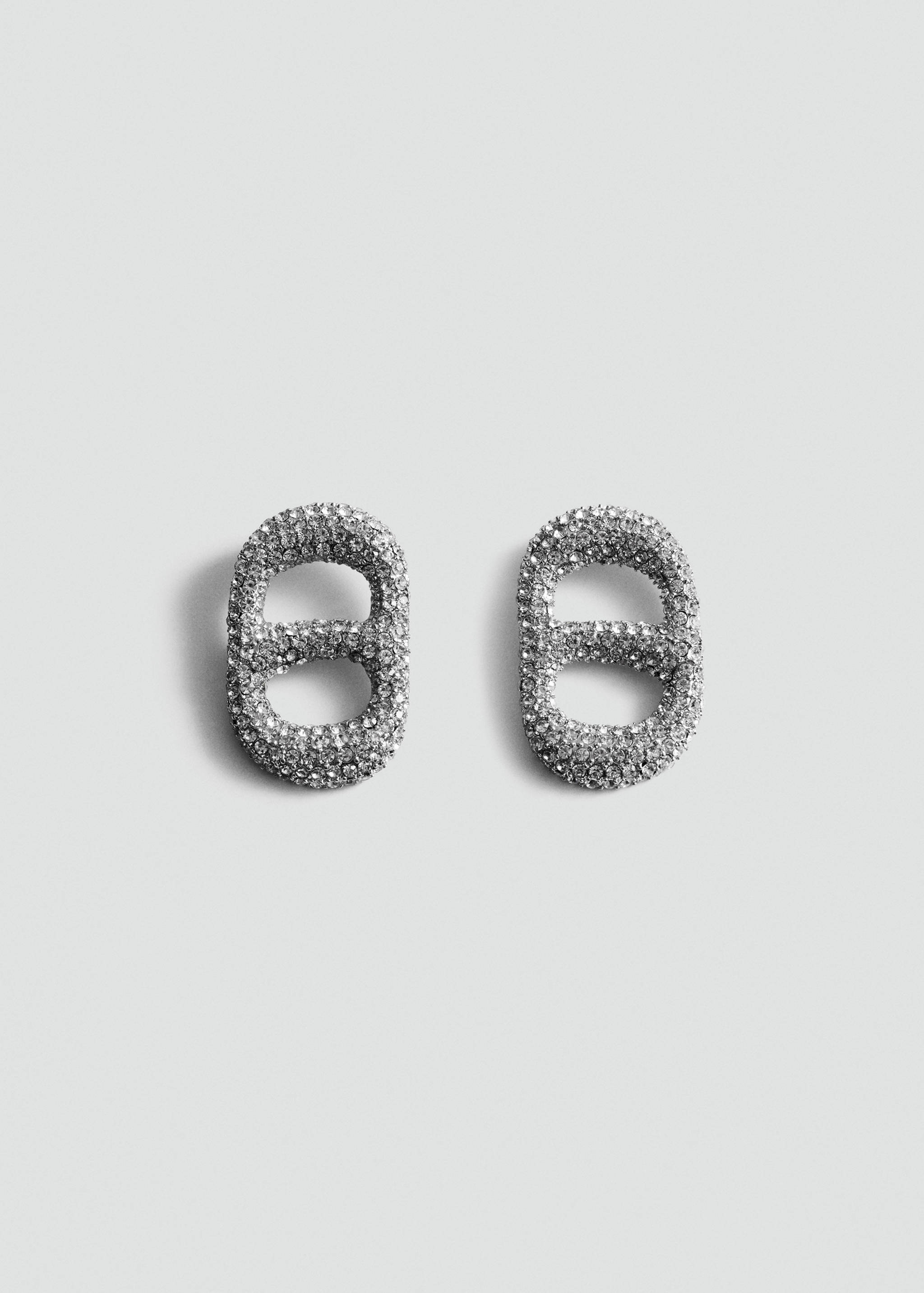 Boucles d’oreilles cristaux à facettes - Article sans modèle