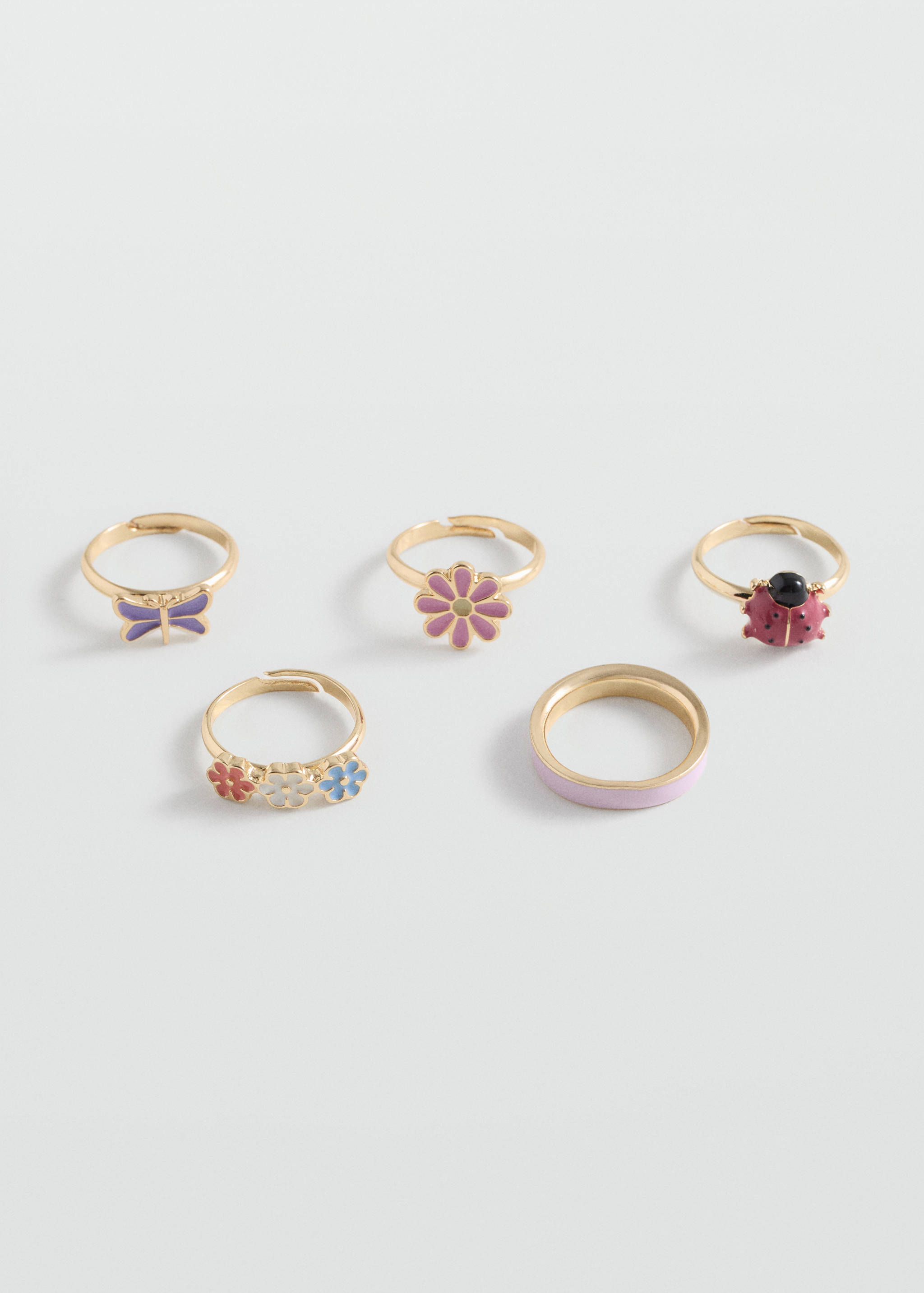 Pack 5 anillos combinados - Artículo sin modelo