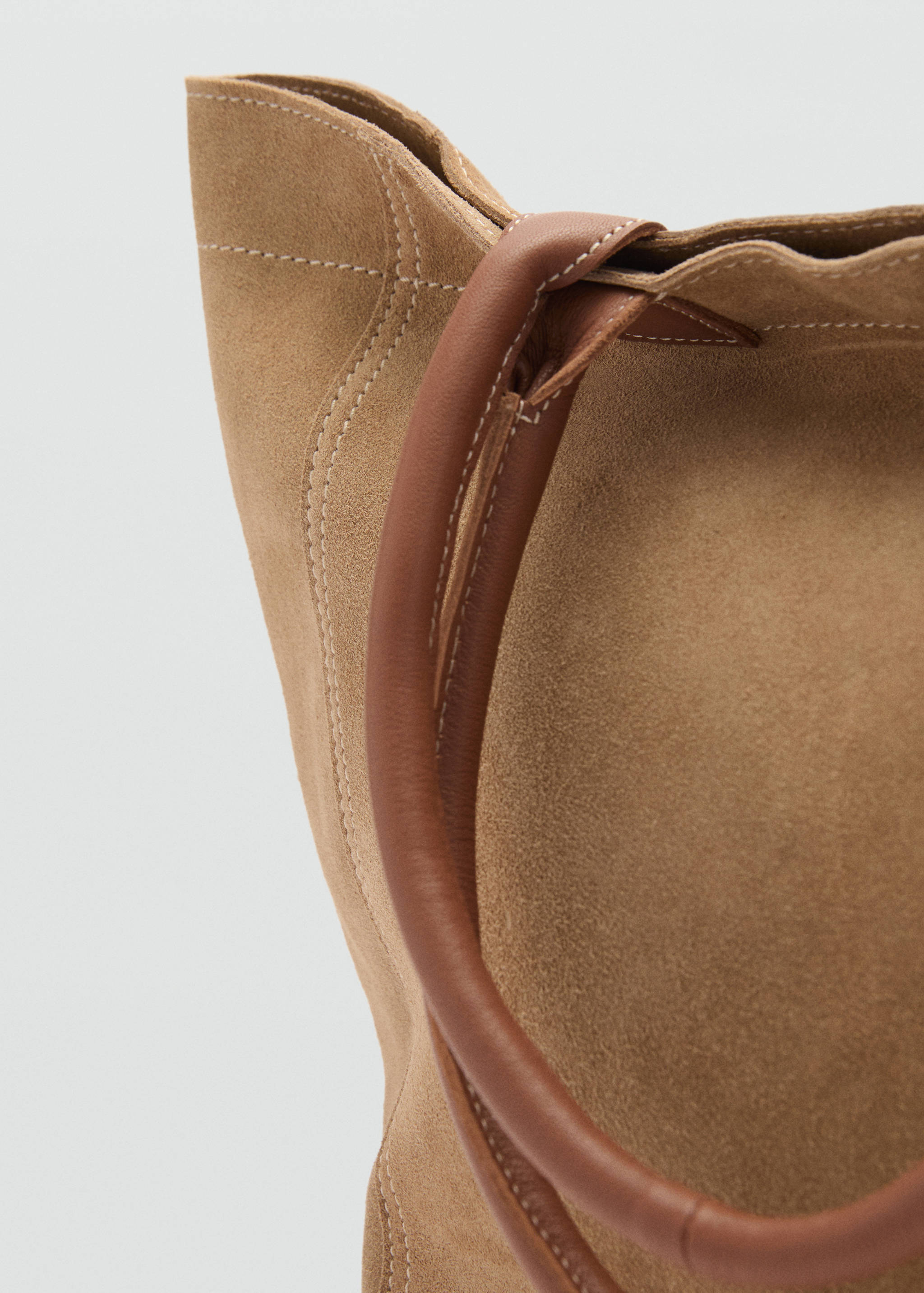 Shopper δερμάτινη τσάντα - Λεπτομέρεια του προϊόντος 1