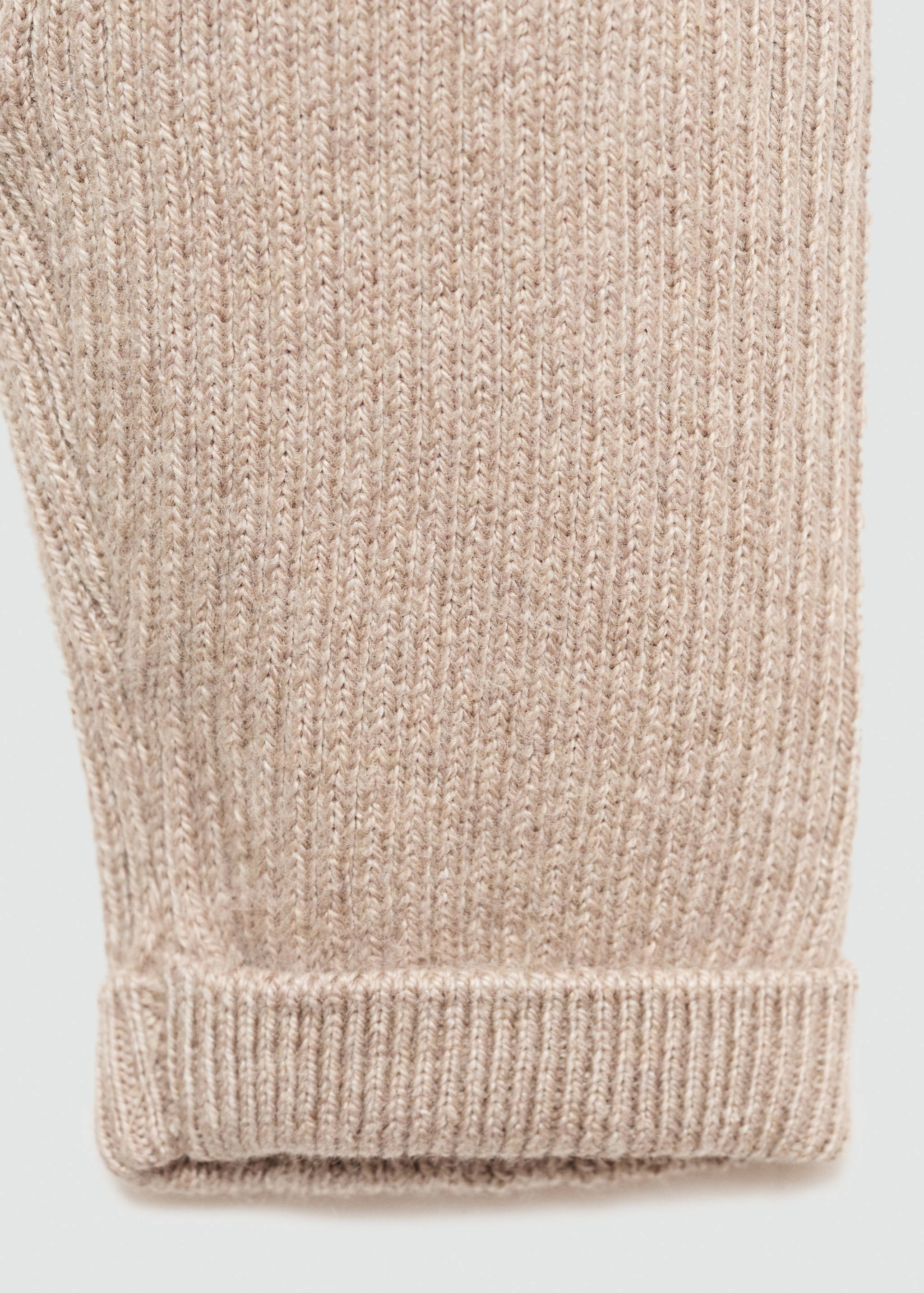 Cotton ribbed leggings - Details of the article 0
