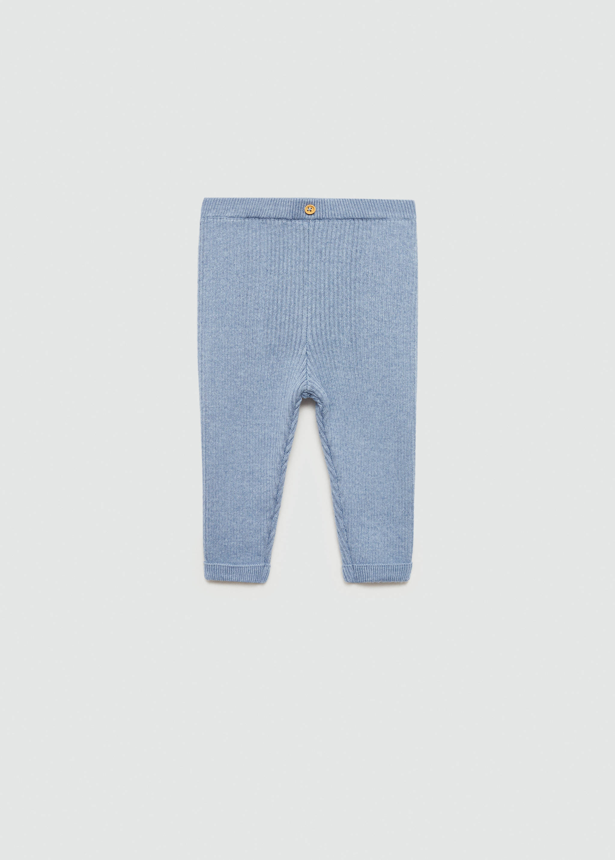 Cotton ribbed leggings - Article without model