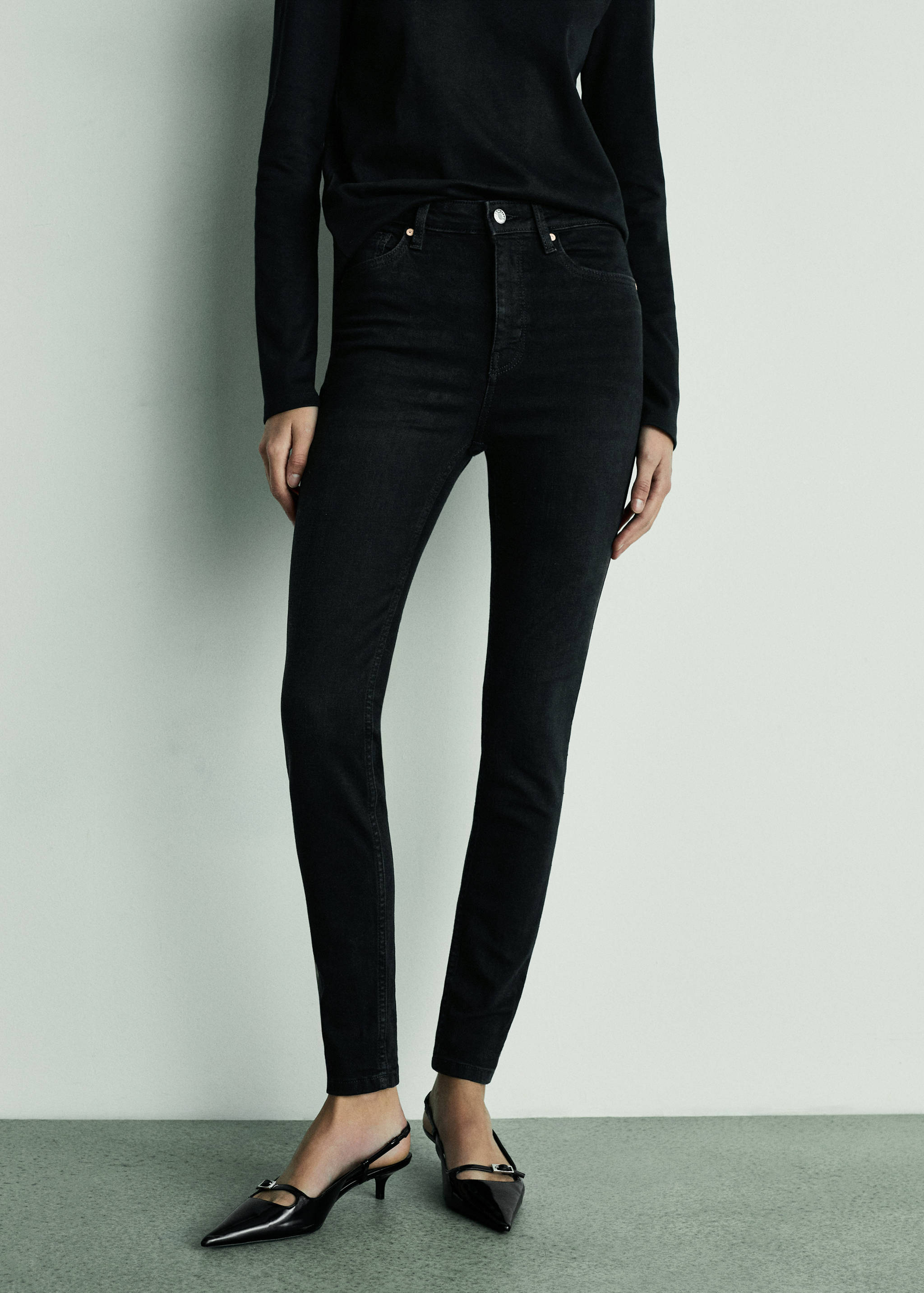 High-rise skinny jeans - Medium plane