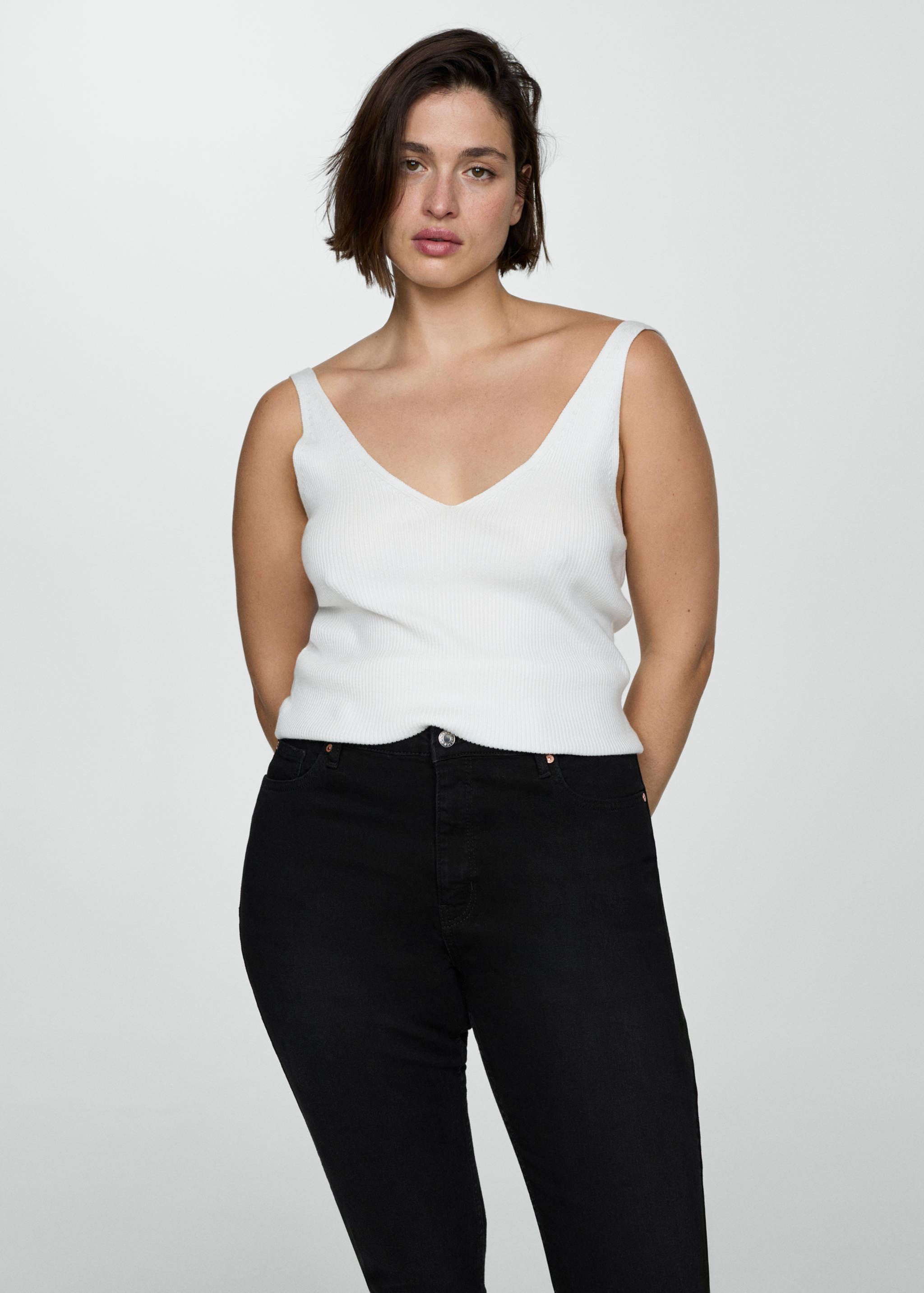 High-rise skinny jeans - Details of the article 5