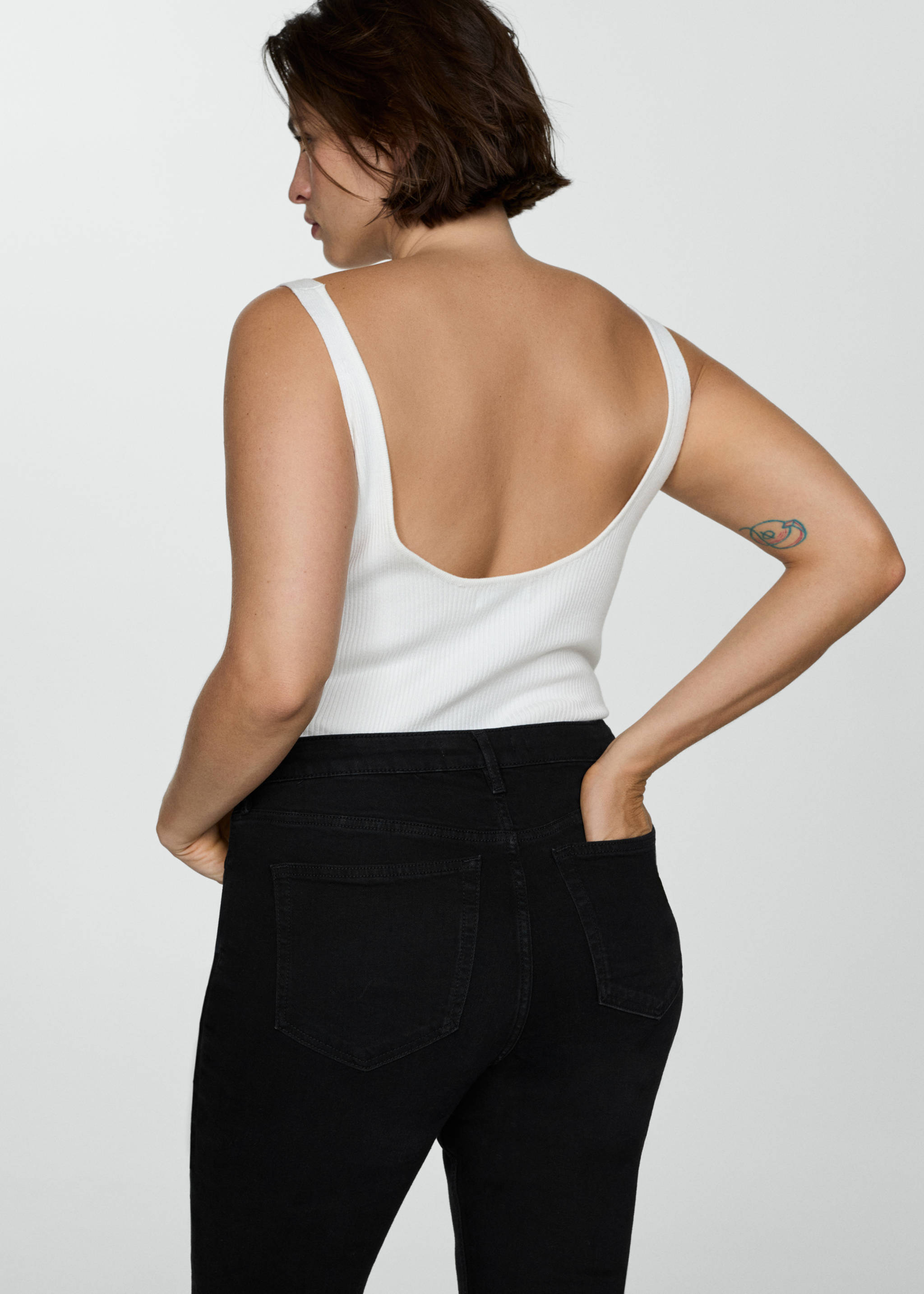 High-rise skinny jeans - Details of the article 4