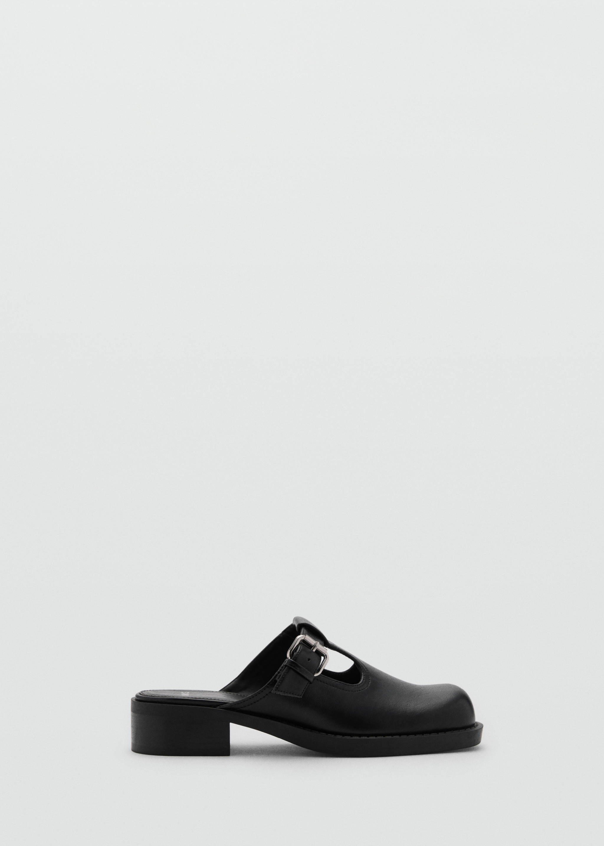 Mule-style clogs with buckle - Article without model