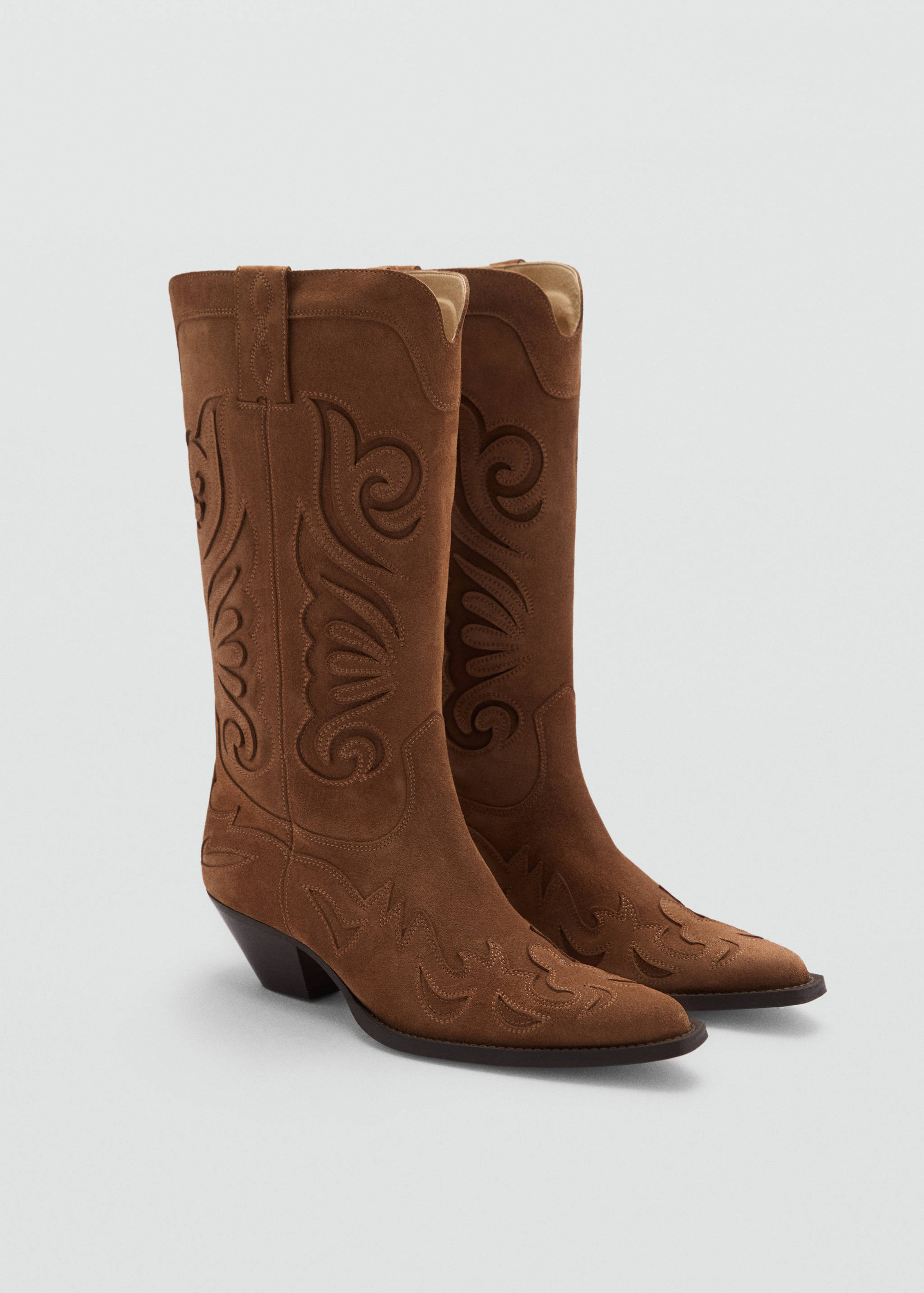 Cowboy leather boots - Medium plane