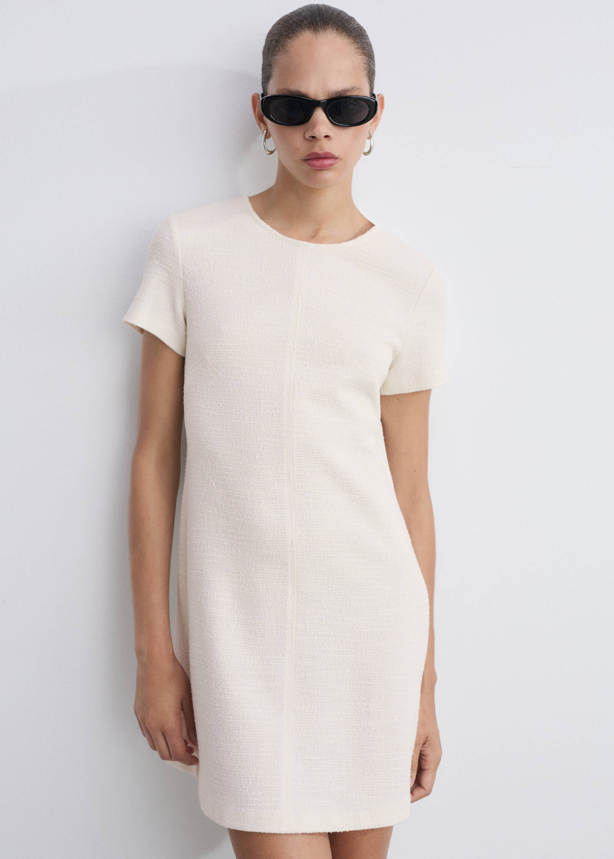 Short tweed dress - Medium plane