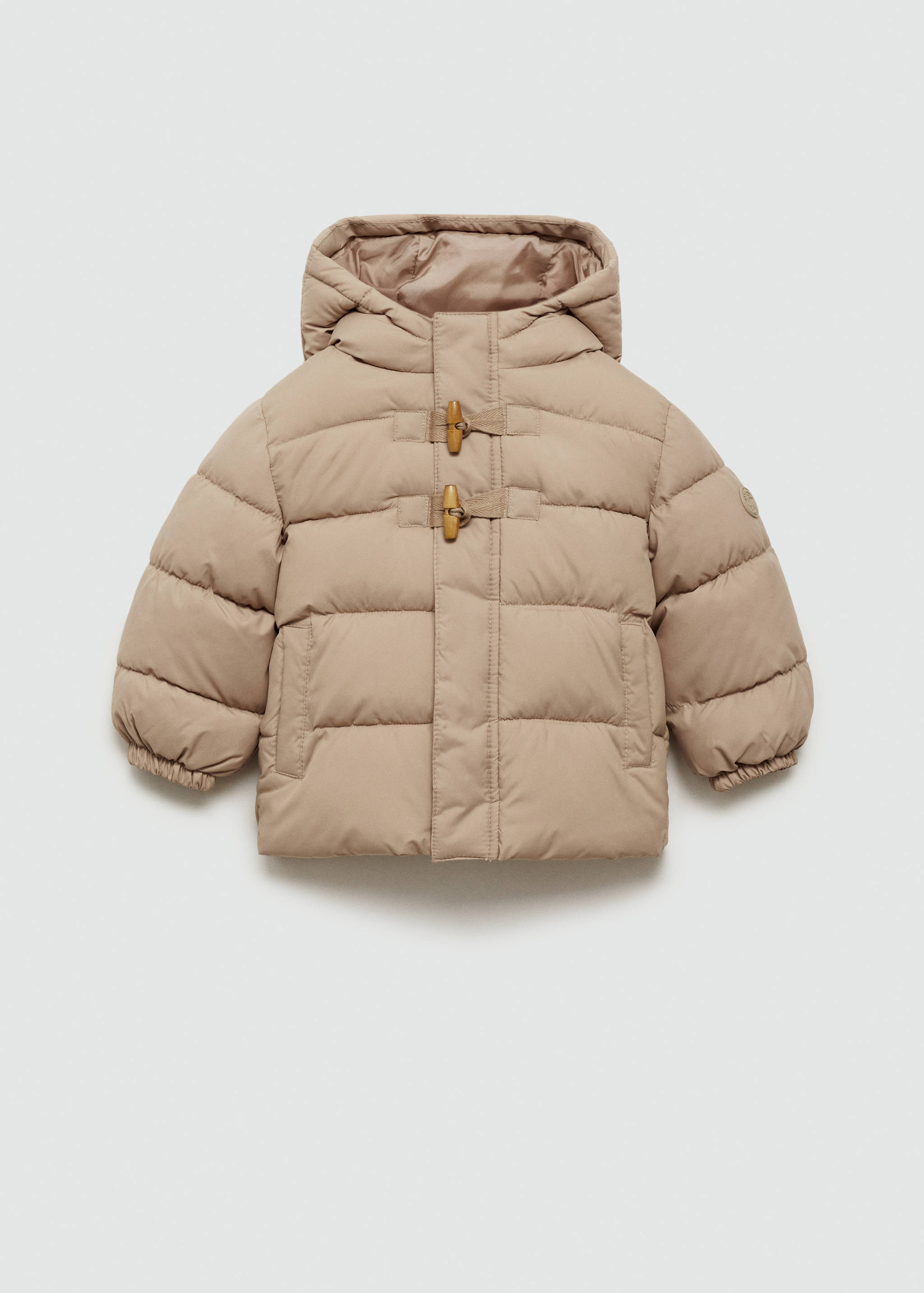 Padded anorak with shearling lining - Article without model