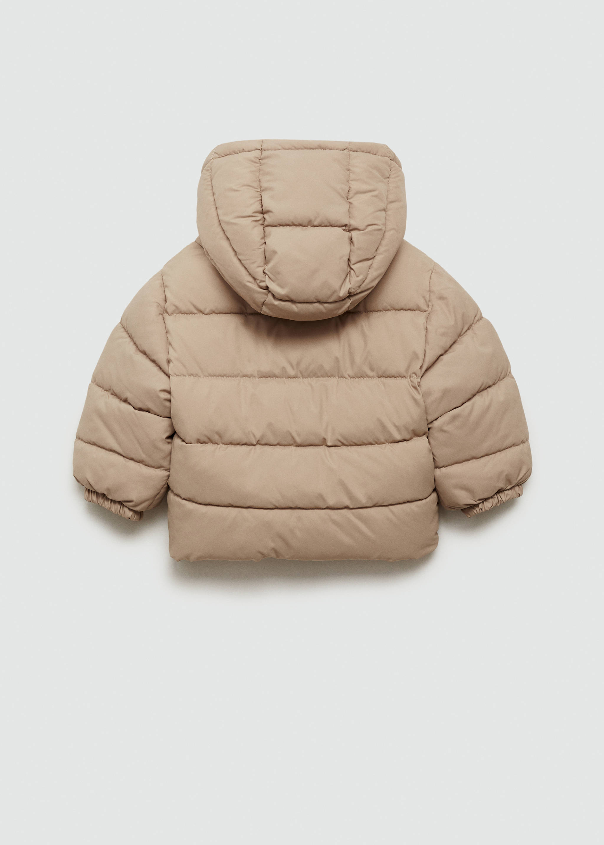 Padded anorak with shearling lining - Reverse of the article