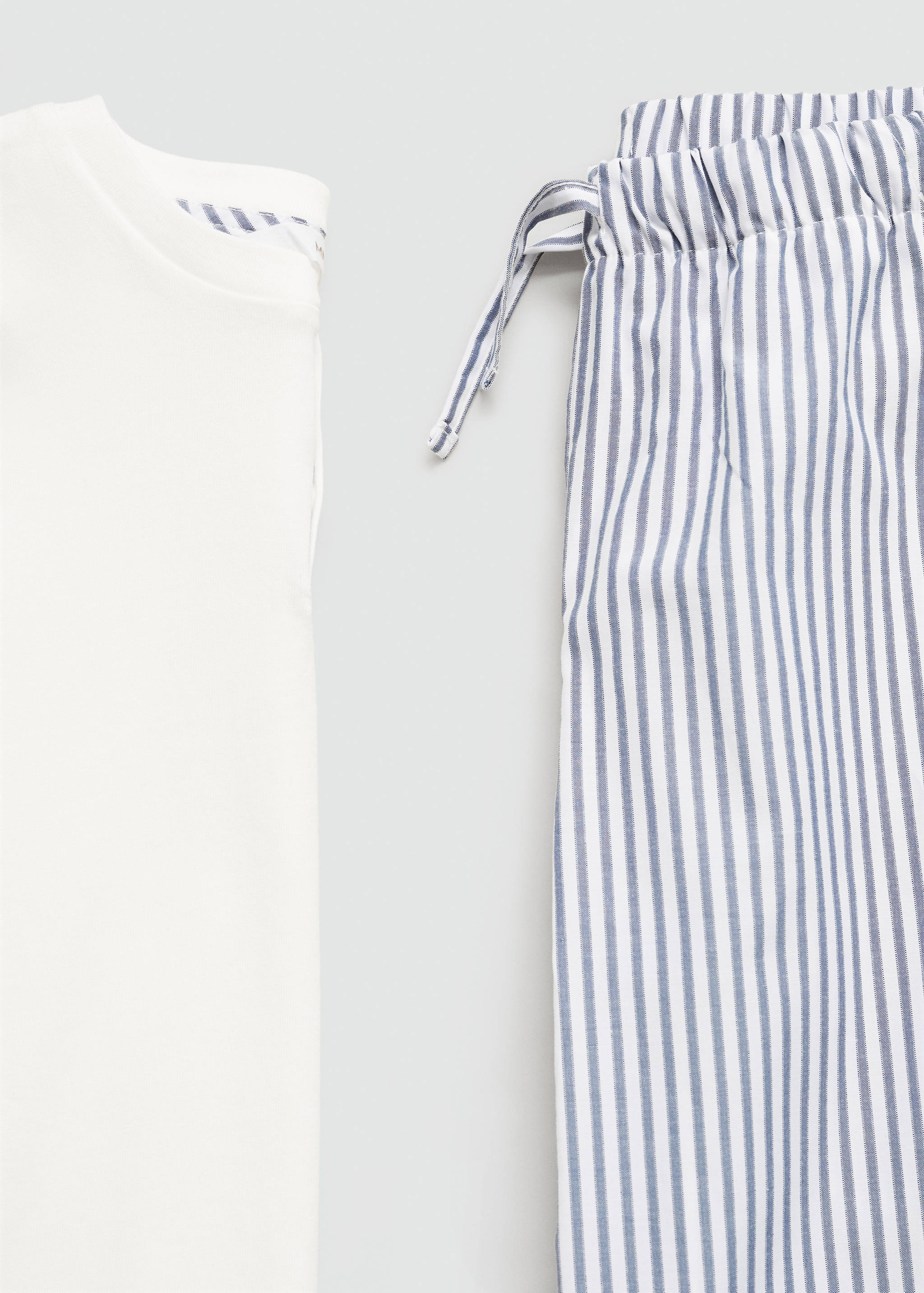 Striped long pyjamas - Details of the article 8