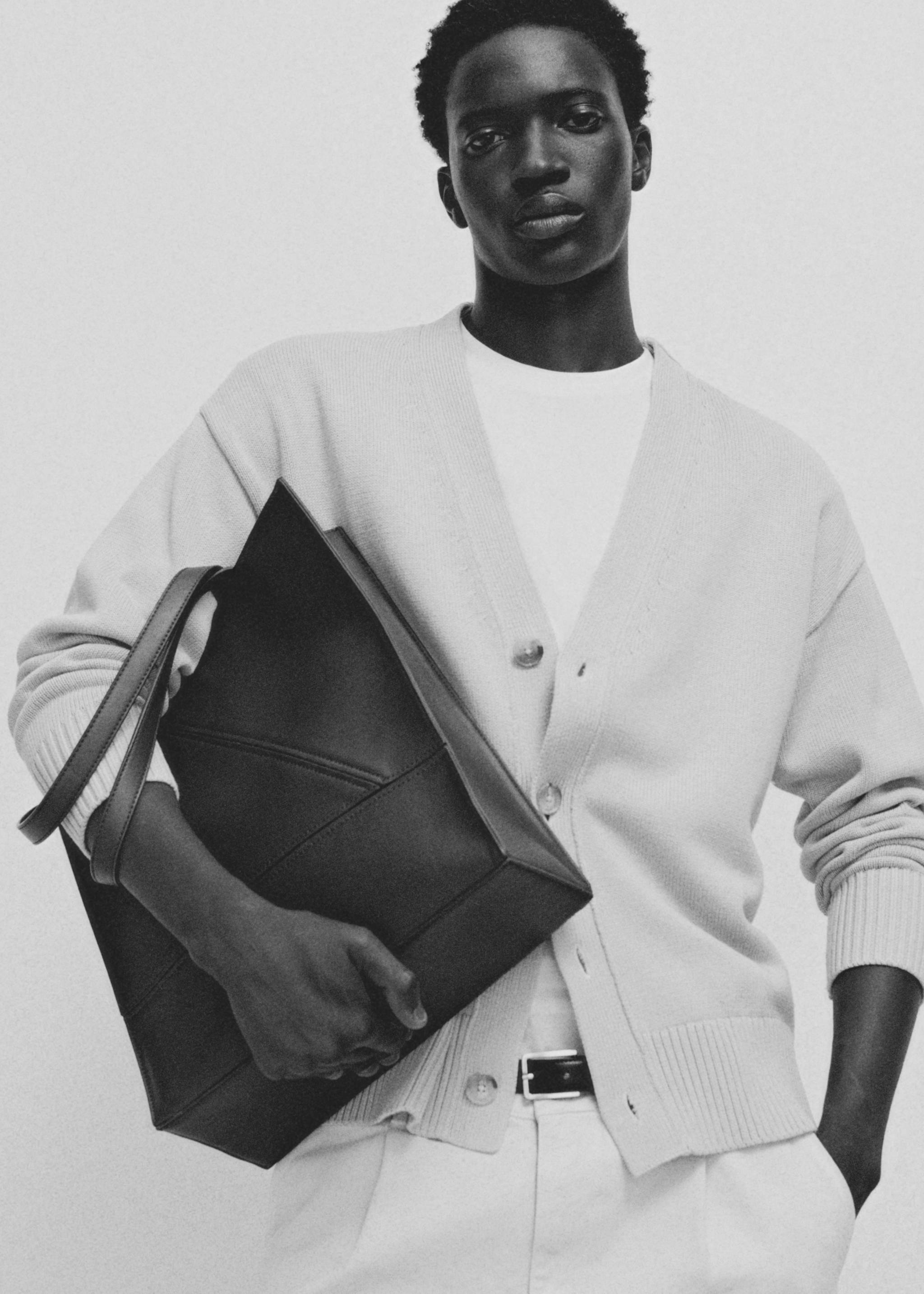 Cardigan maille coton boutons - Détail de l'article 5